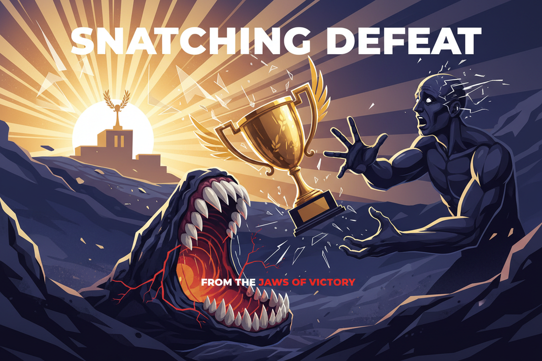 Headline: The Art of Snatching Defeat from the Jaws of Victory