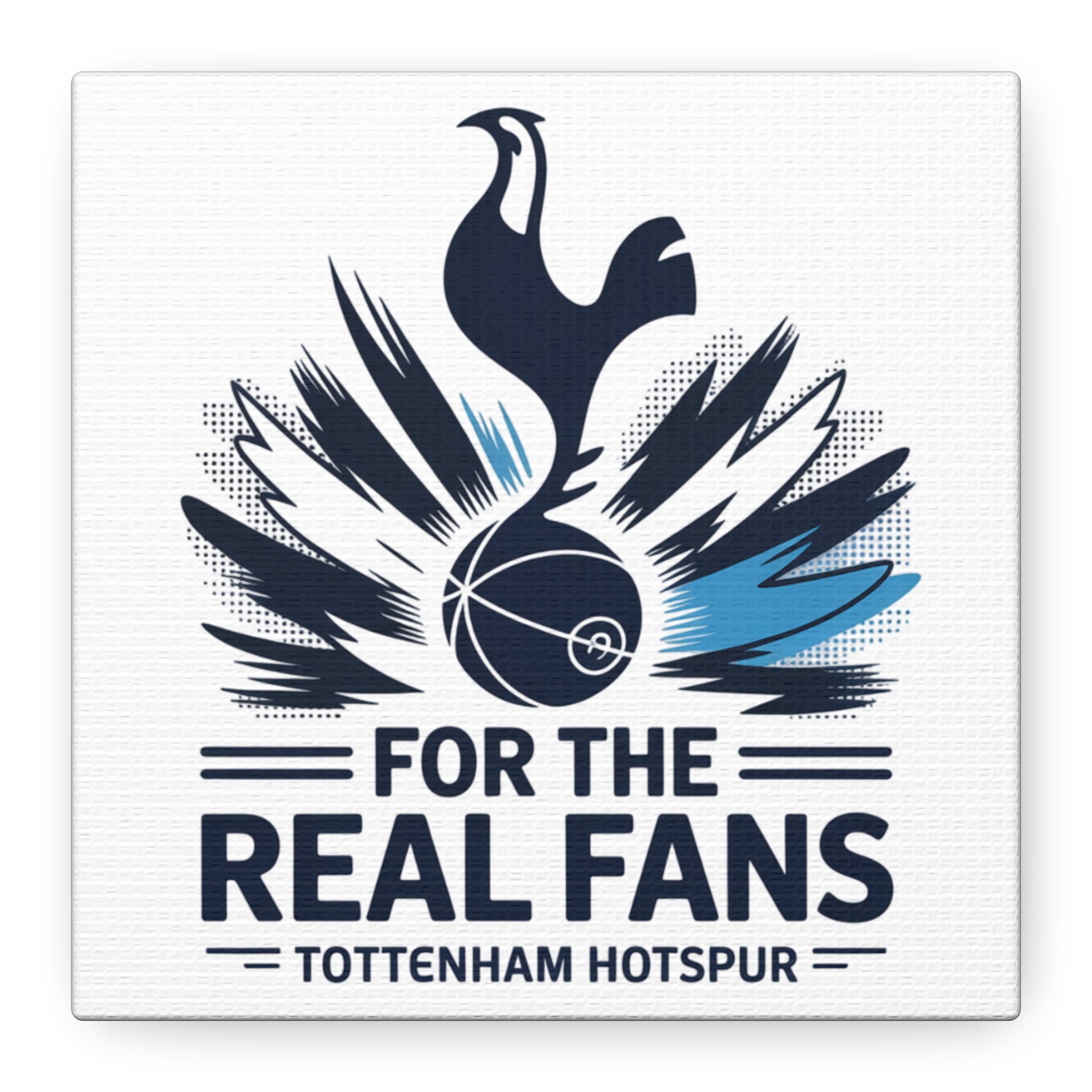 Tottenham Hotspur unofficial canvas abstract art portrat iCanvas Wall Art - For the Real Fans