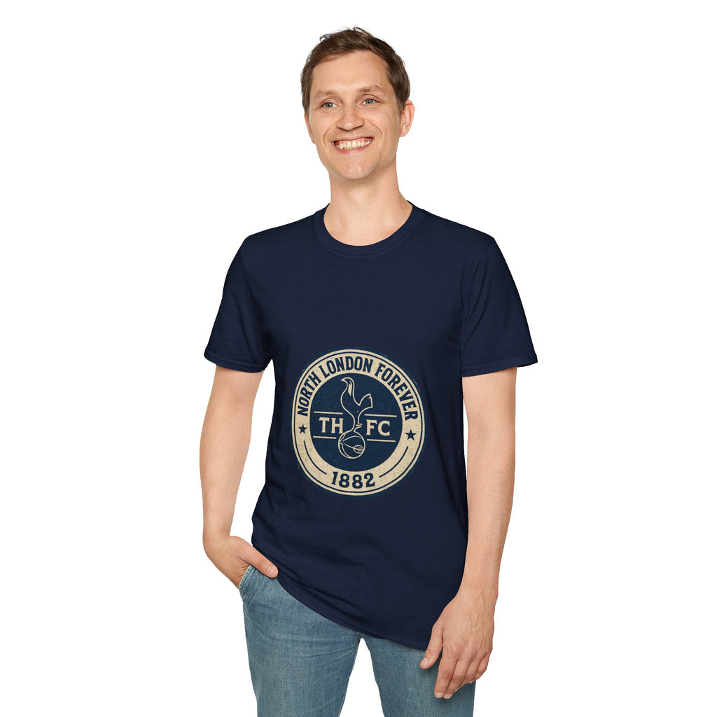 North London Forever FC Crest T-Shirt — Retro Tottenham Emblem Tee 1882