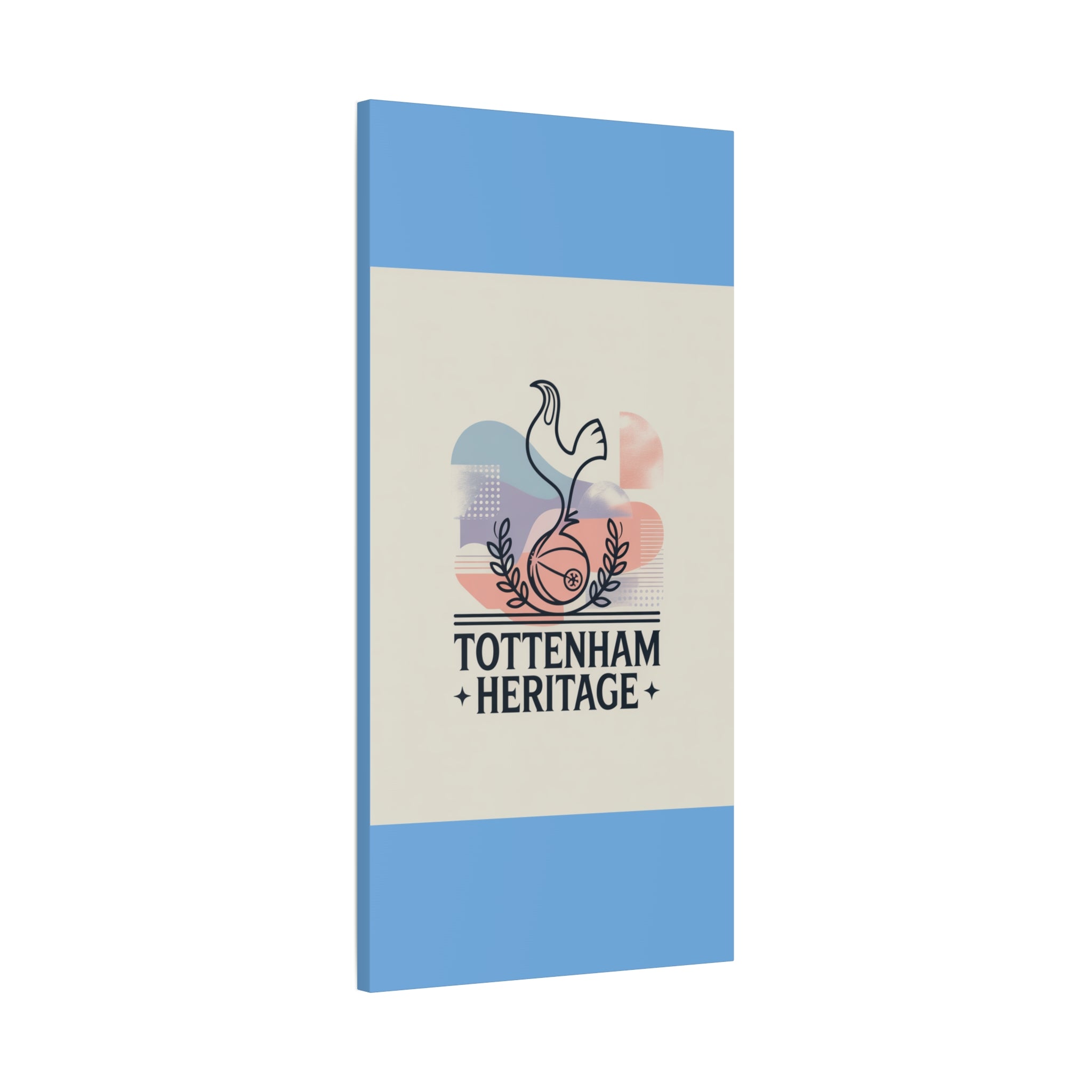tottenham heritage abstract canvas art Matte Canvas, Stretched, 1.25"