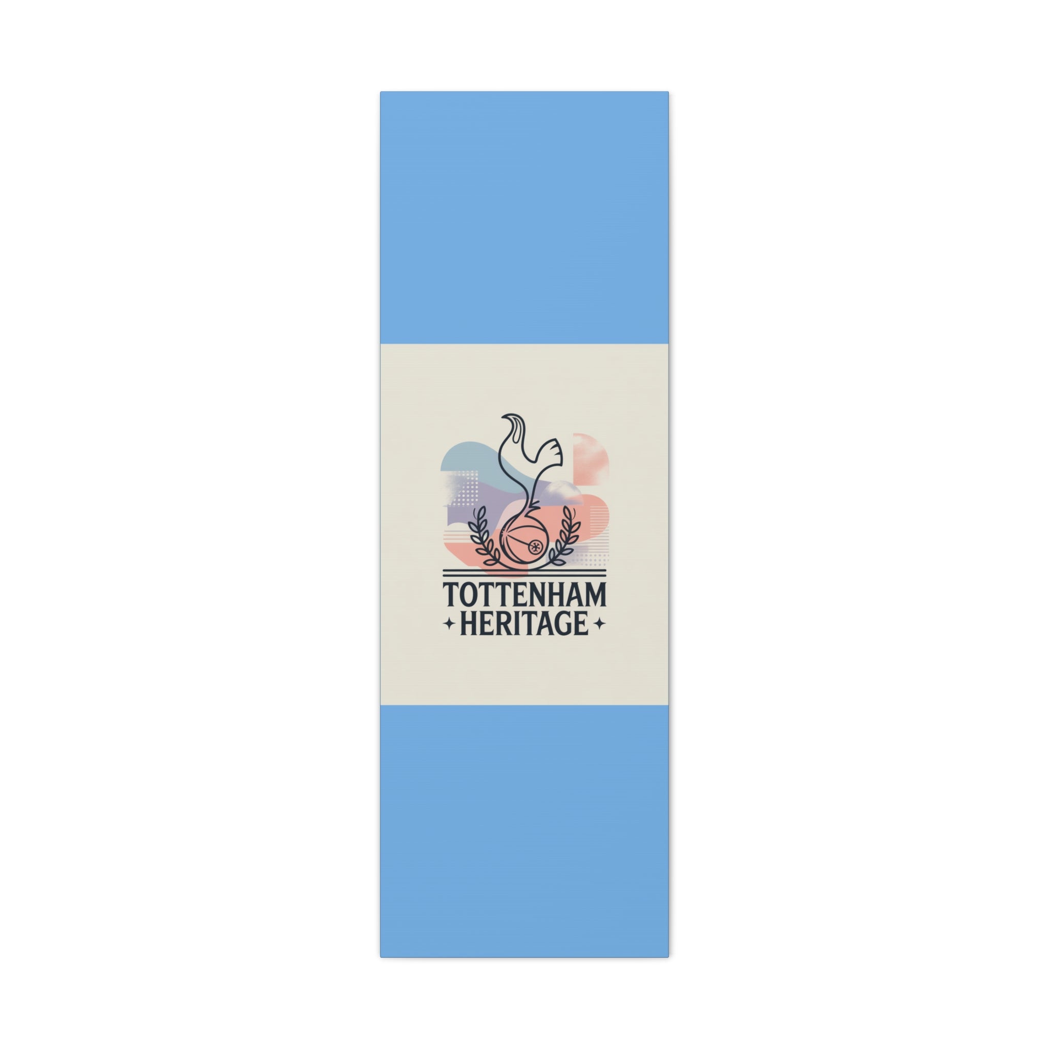 tottenham heritage abstract canvas art Matte Canvas, Stretched, 1.25"