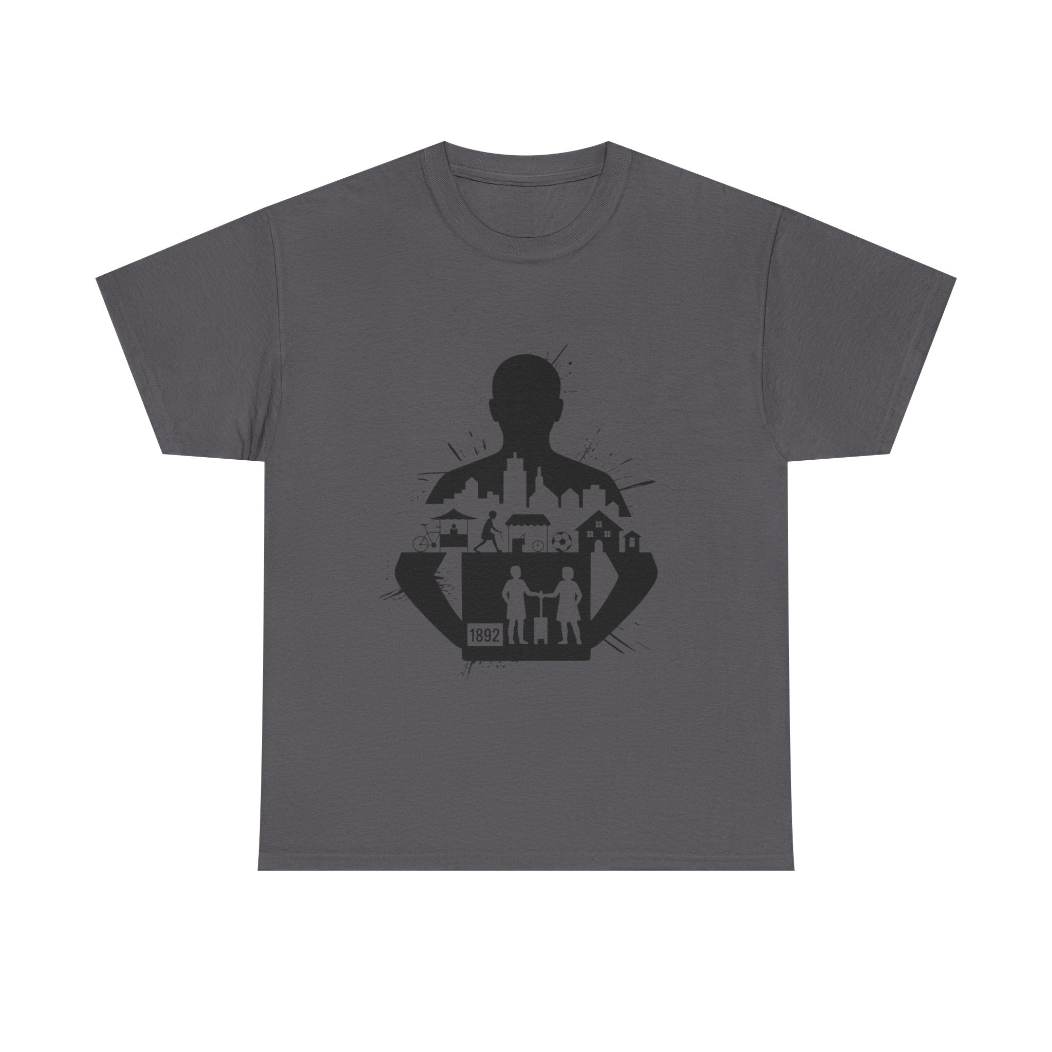 tottenham spurs abstract special Urban Silhouette Unisex Heavy Cotton Tee - Creative Cityscape Design