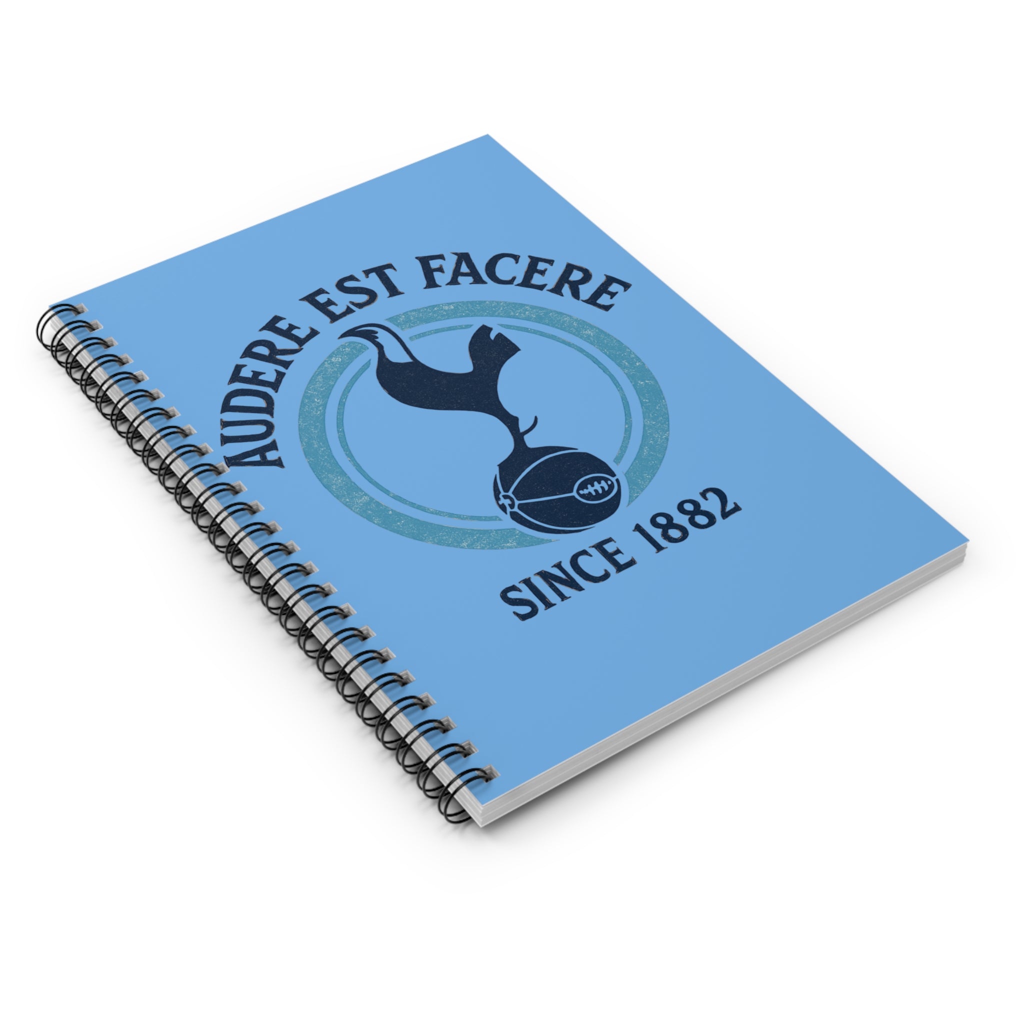 tottenham hotspur Notebook — 'Audere Est Facere' Since 1882 Spiral Journal