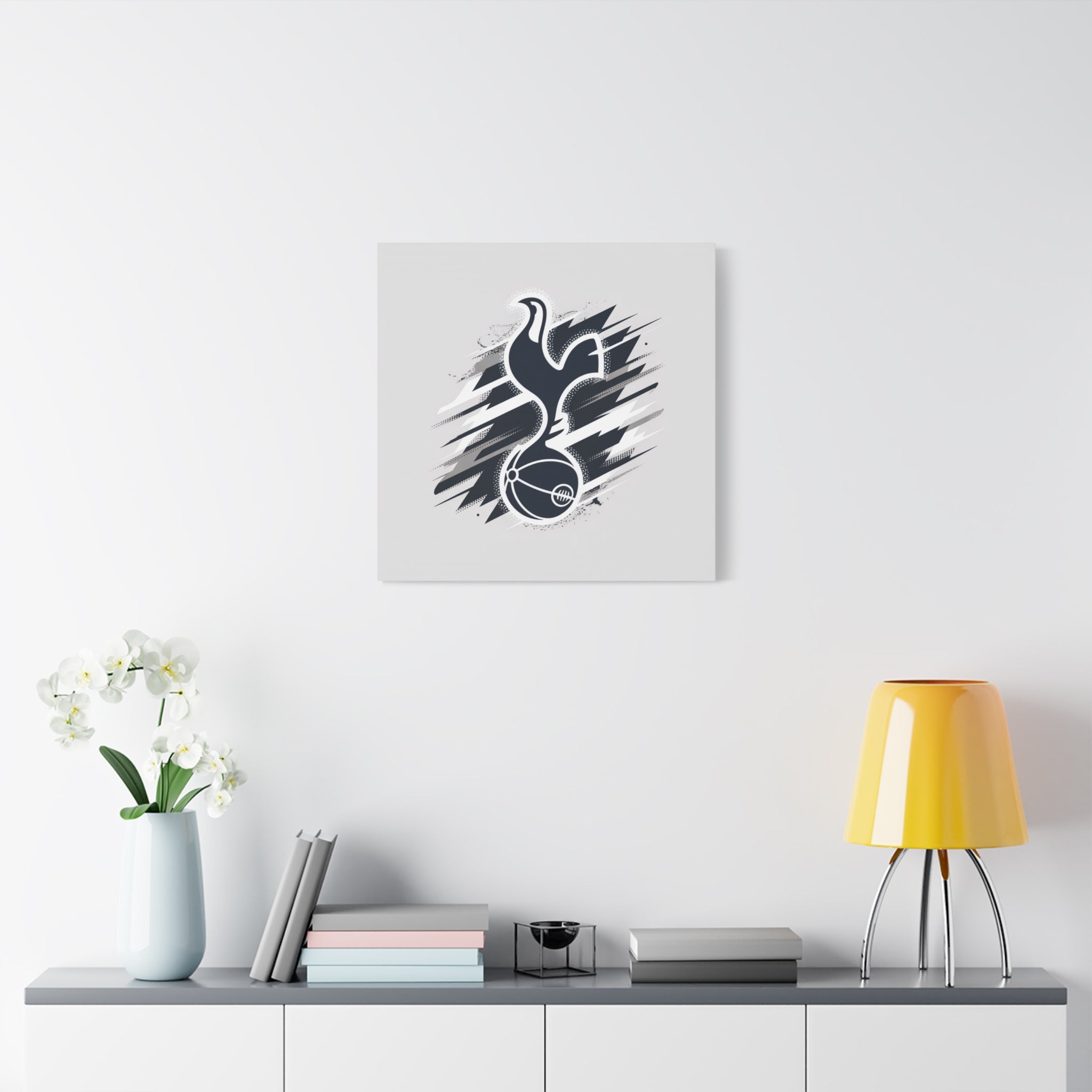 tottenham spurs fan unofficial Sporty Canvas Wall Art - Dynamic Tottenham Design