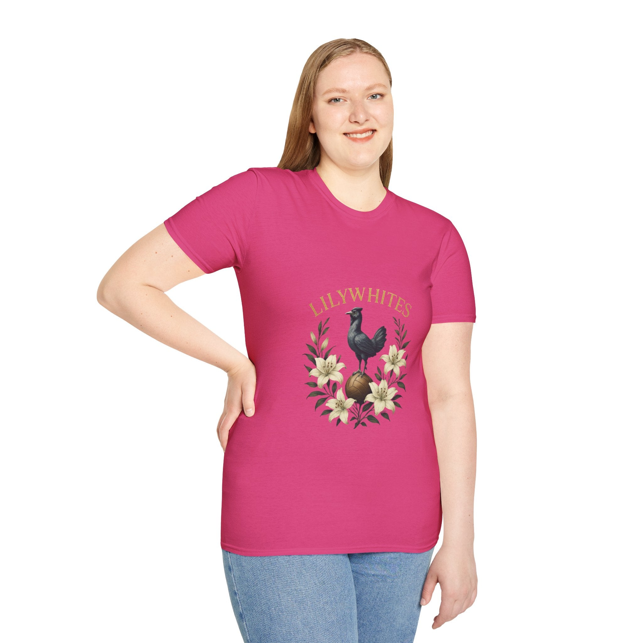 spurs cockerel — 'Lilywhites' Floral Farmhouse Tee