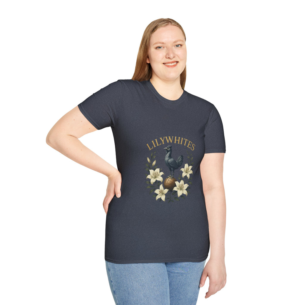 spurs cockerel — 'Lilywhites' Floral Farmhouse Tee