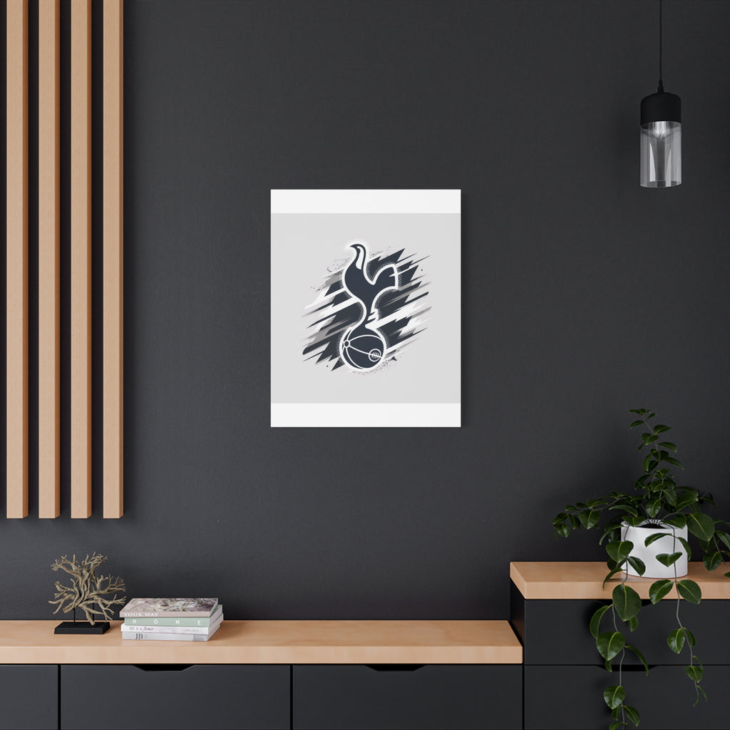 tottenham spurs fan unofficial Sporty Canvas Wall Art - Dynamic Tottenham Design