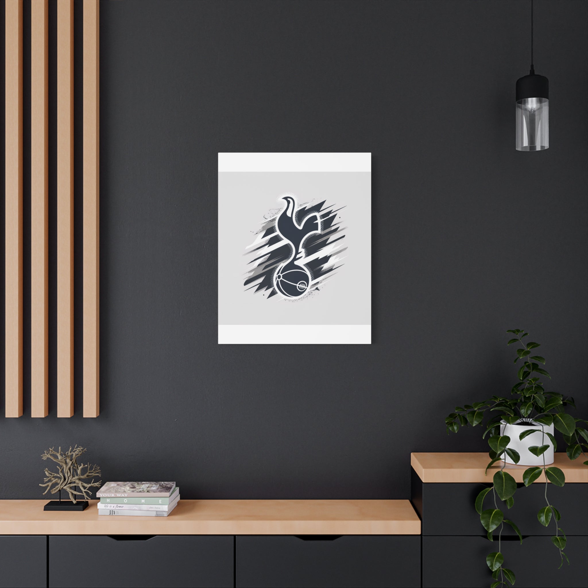 tottenham spurs fan unofficial Sporty Canvas Wall Art - Dynamic Tottenham Design