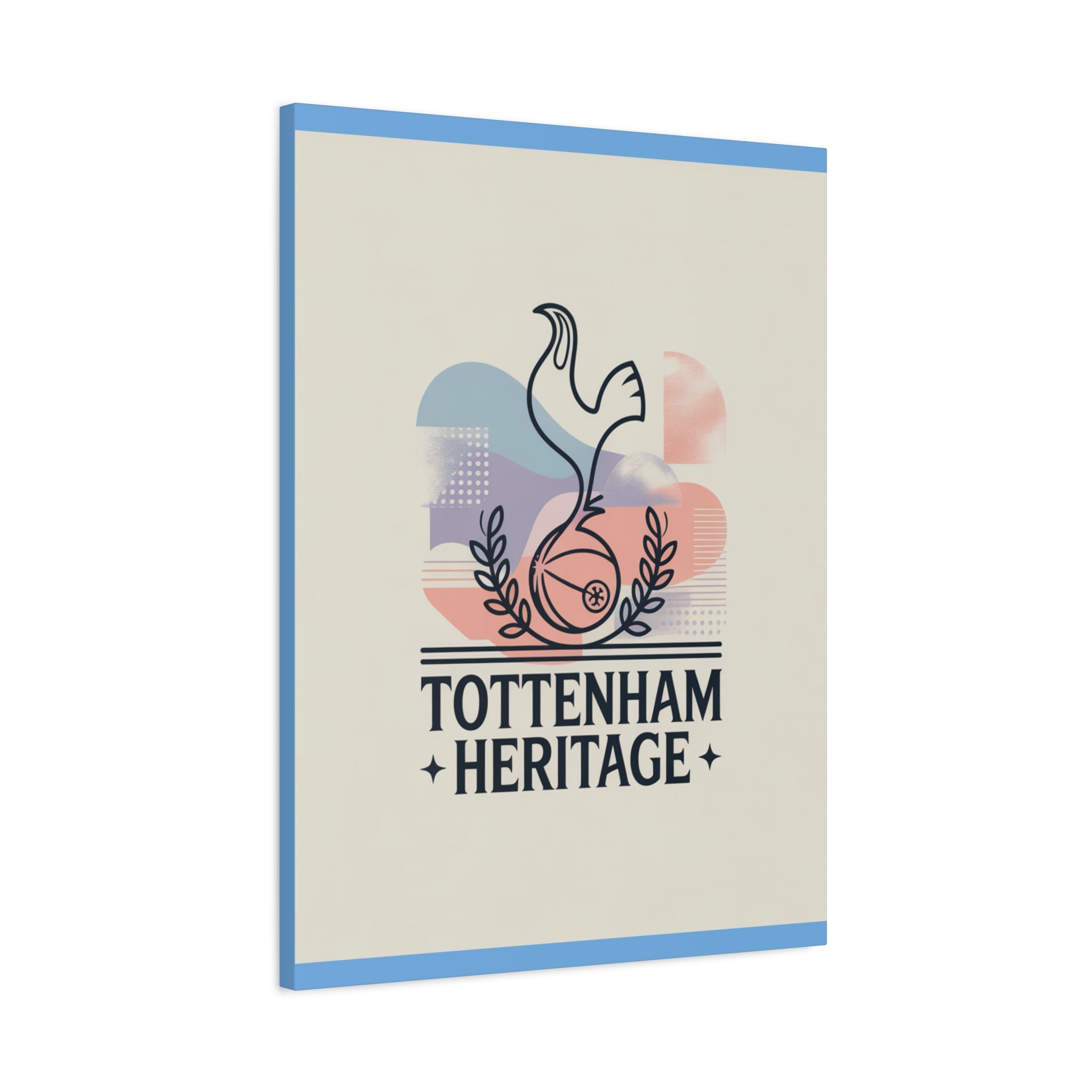 tottenham heritage abstract canvas art Matte Canvas, Stretched, 1.25"