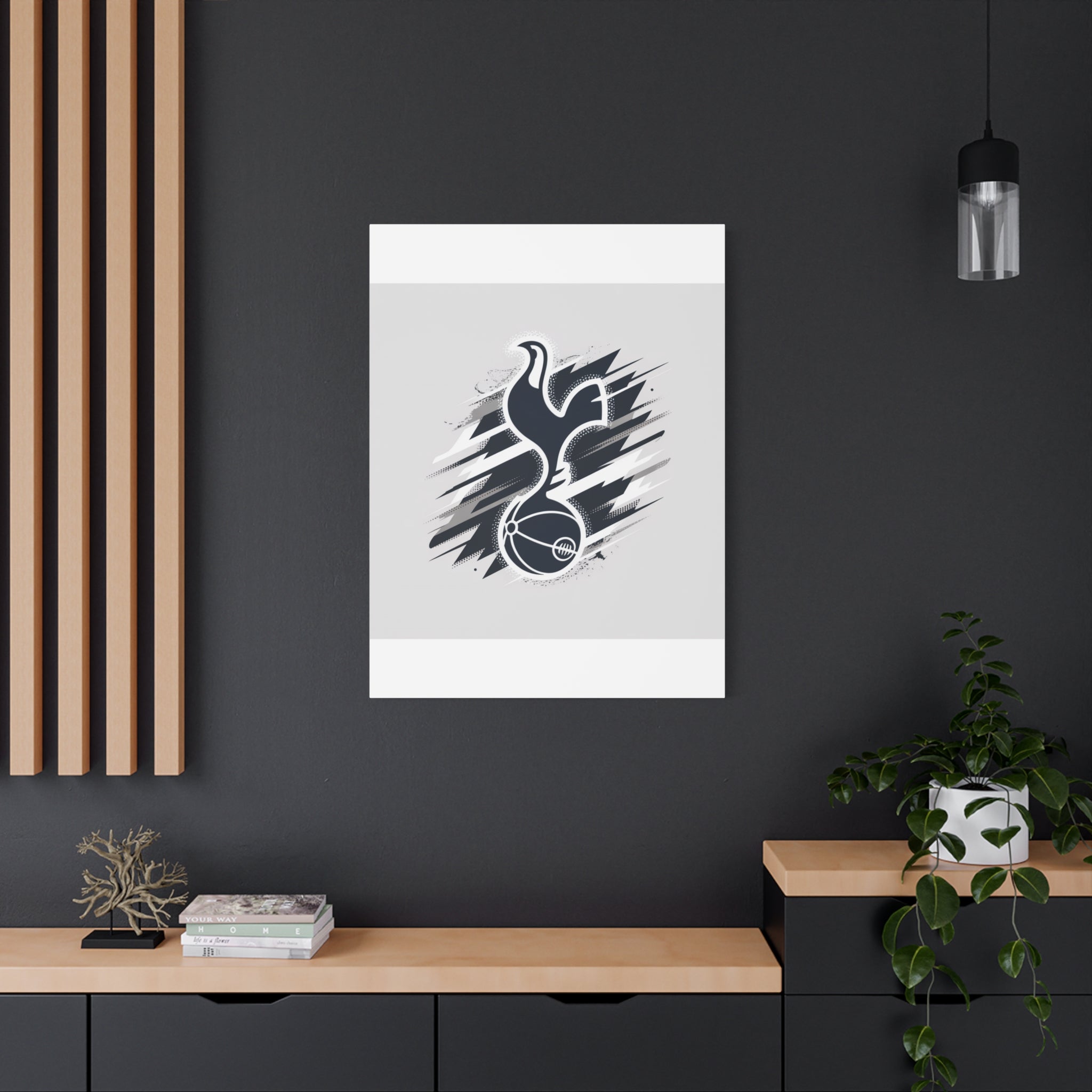 tottenham spurs fan unofficial Sporty Canvas Wall Art - Dynamic Tottenham Design