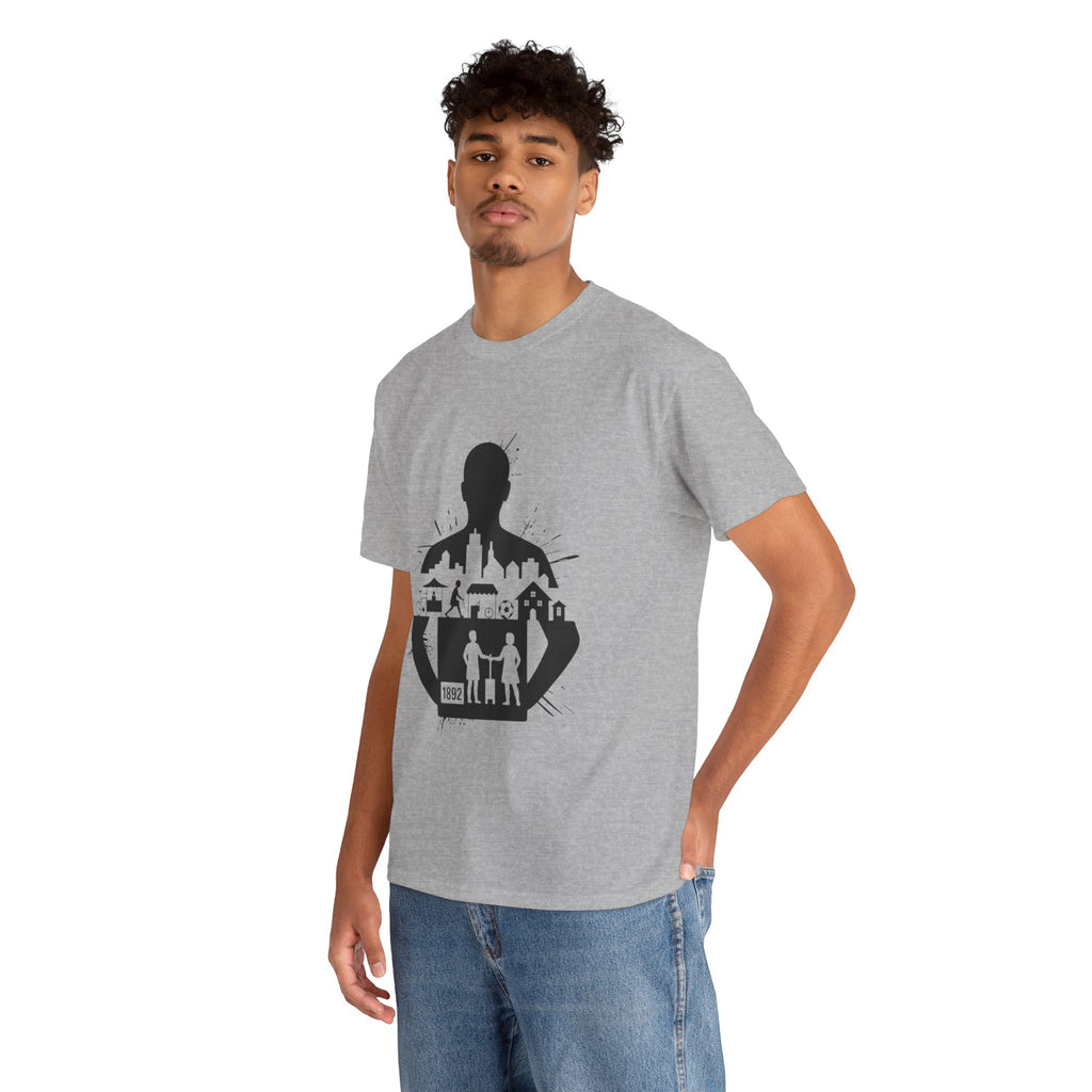 tottenham spurs abstract special Urban Silhouette Unisex Heavy Cotton Tee - Creative Cityscape Design