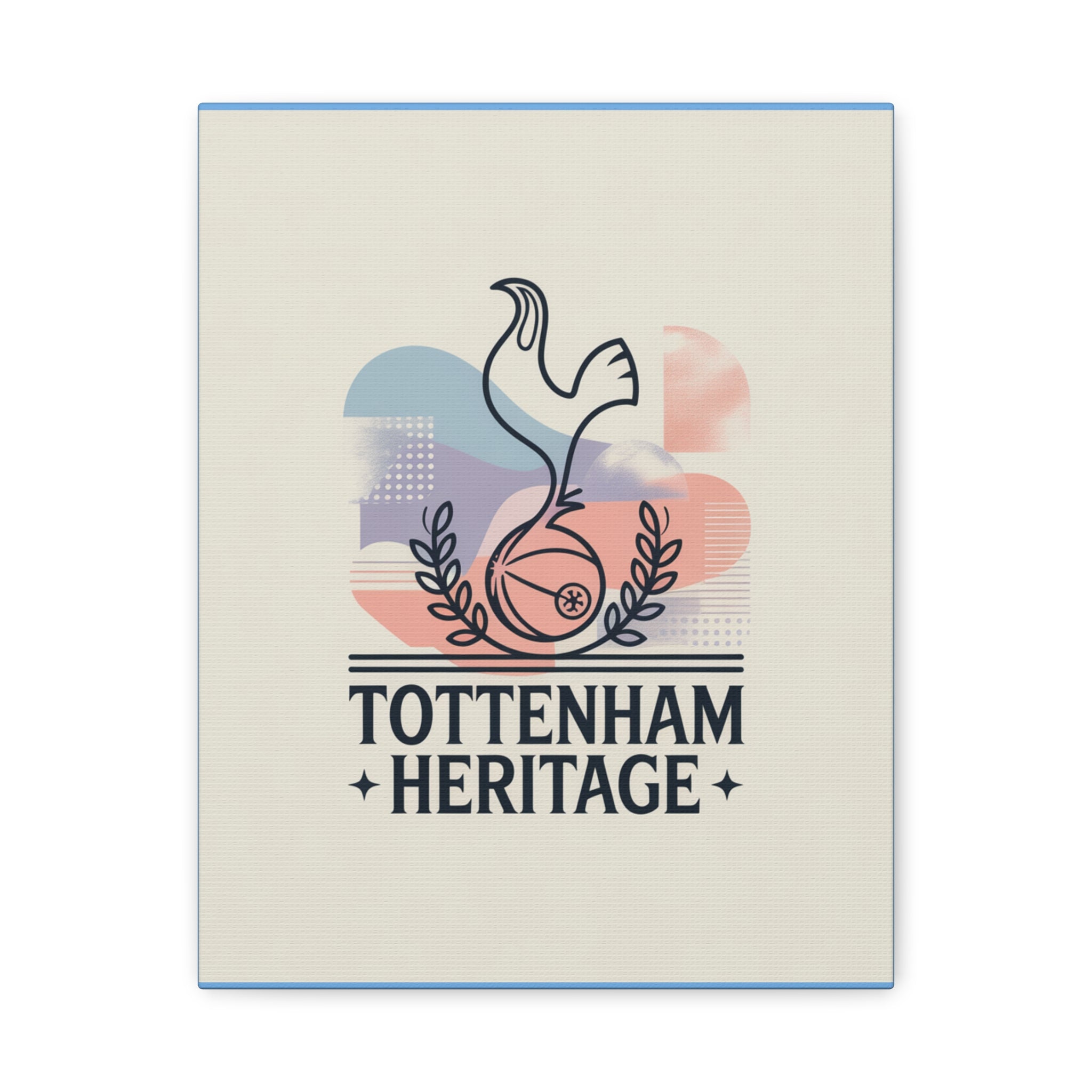 tottenham heritage abstract canvas art Matte Canvas, Stretched, 1.25"