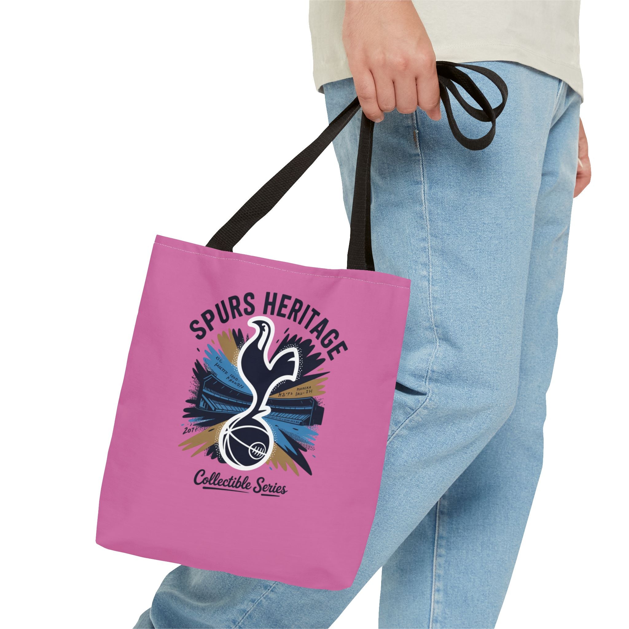 Spurs Heritage Tote Bag - Stylish AOP Design for Sports Fans