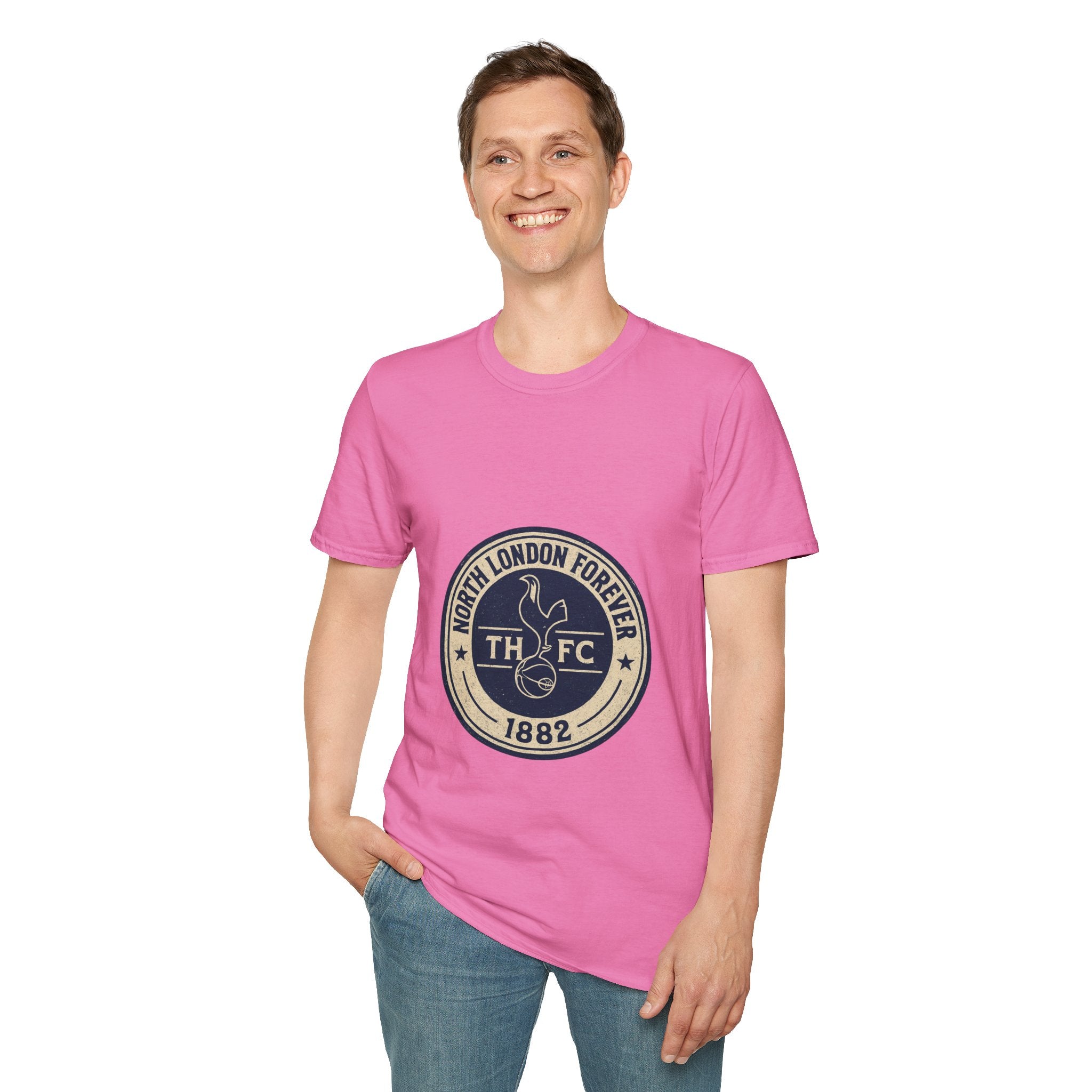North London Forever FC Crest T-Shirt — Retro Tottenham Emblem Tee 1882