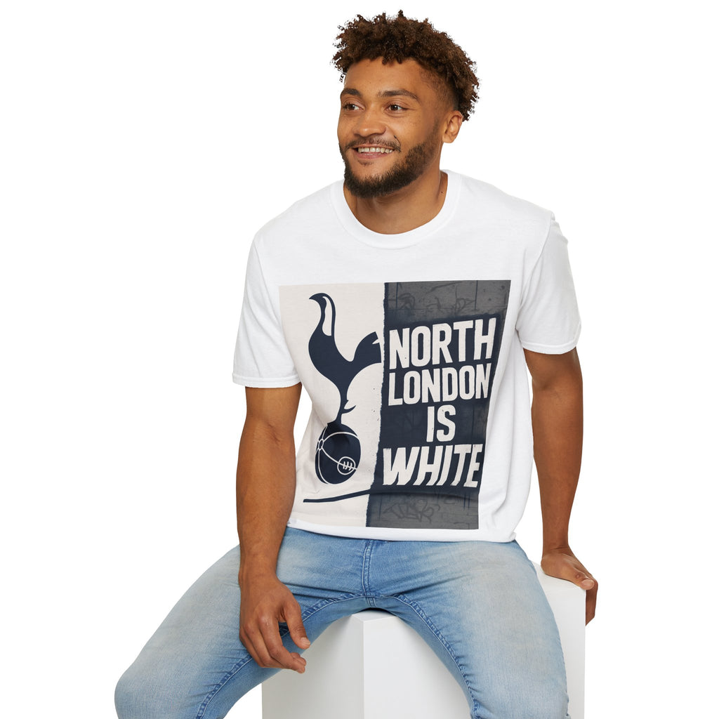 North London Is White T-Shirt – Tottenham Football Fan Tee