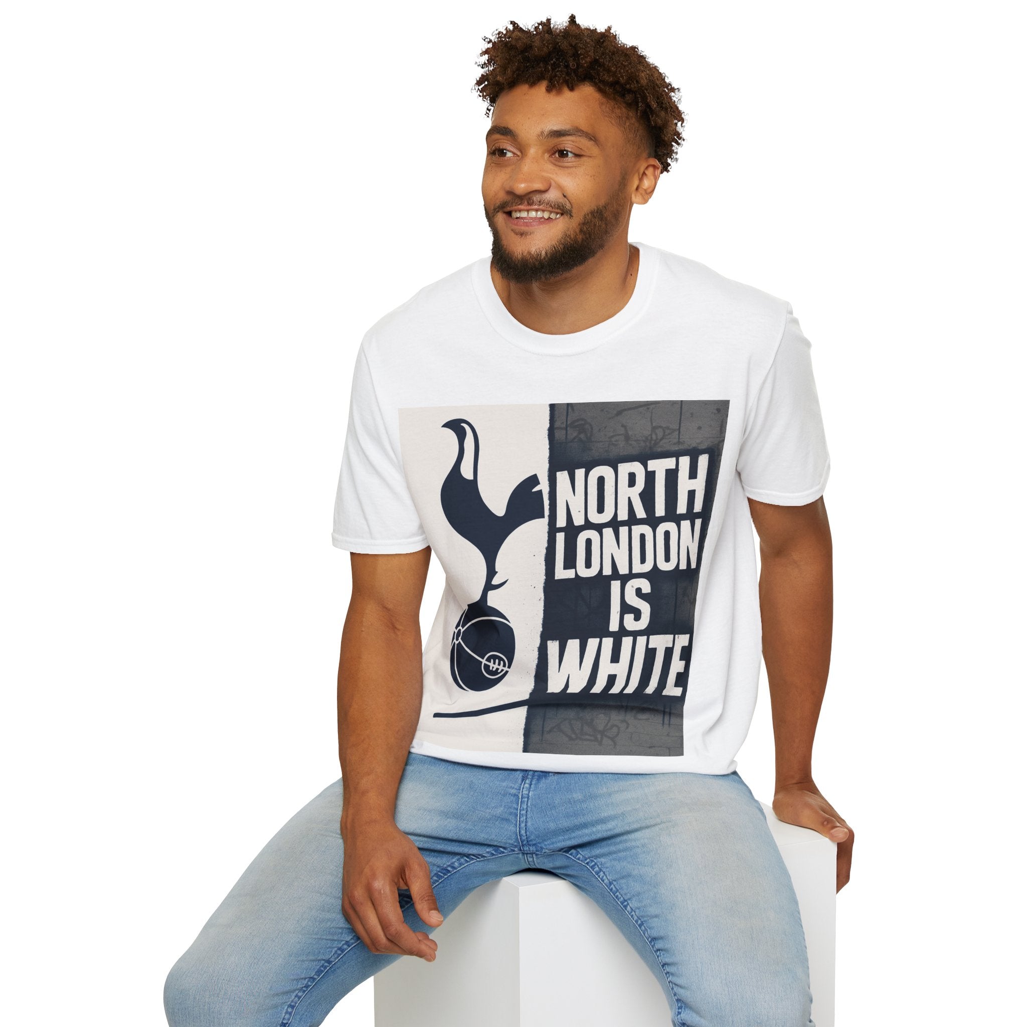 North London Is White T-Shirt – Tottenham Football Fan Tee