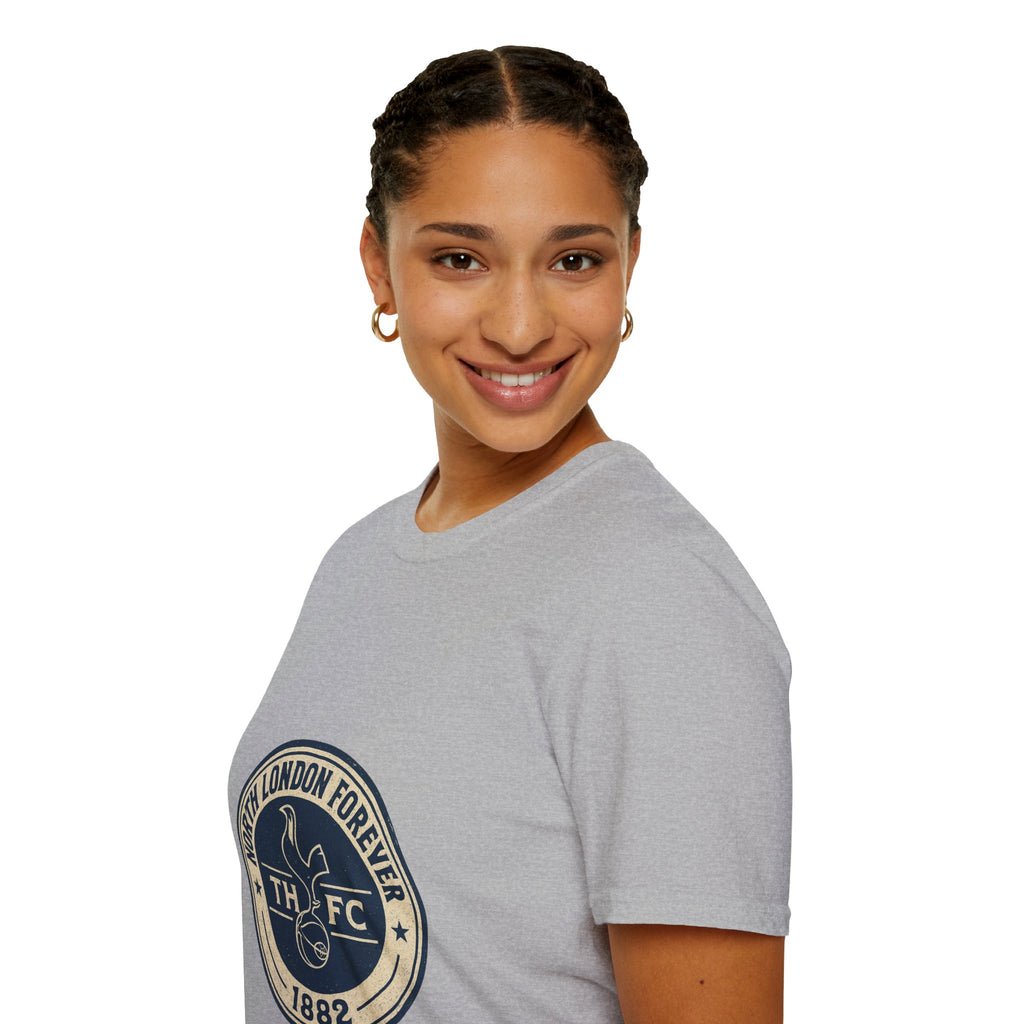 North London Forever FC Crest T-Shirt — Retro Tottenham Emblem Tee 1882