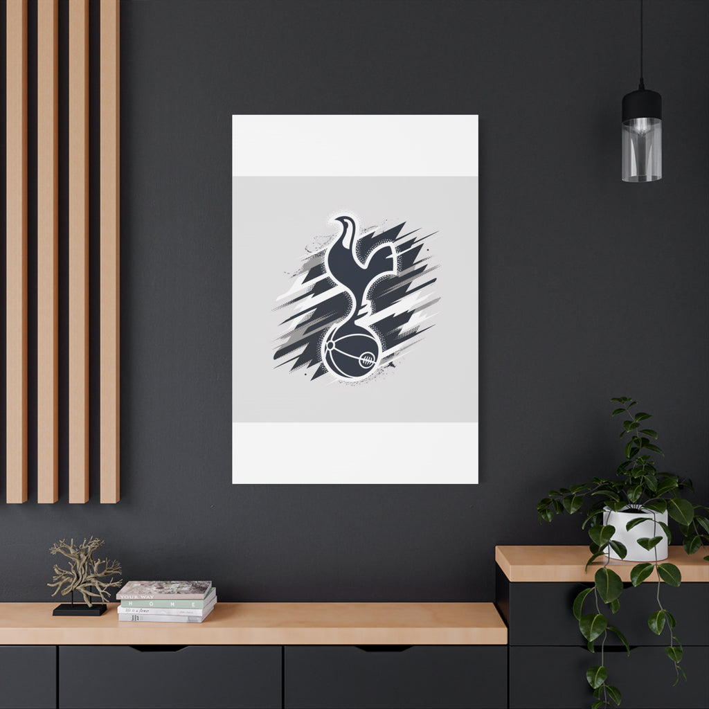 tottenham spurs fan unofficial Sporty Canvas Wall Art - Dynamic Tottenham Design