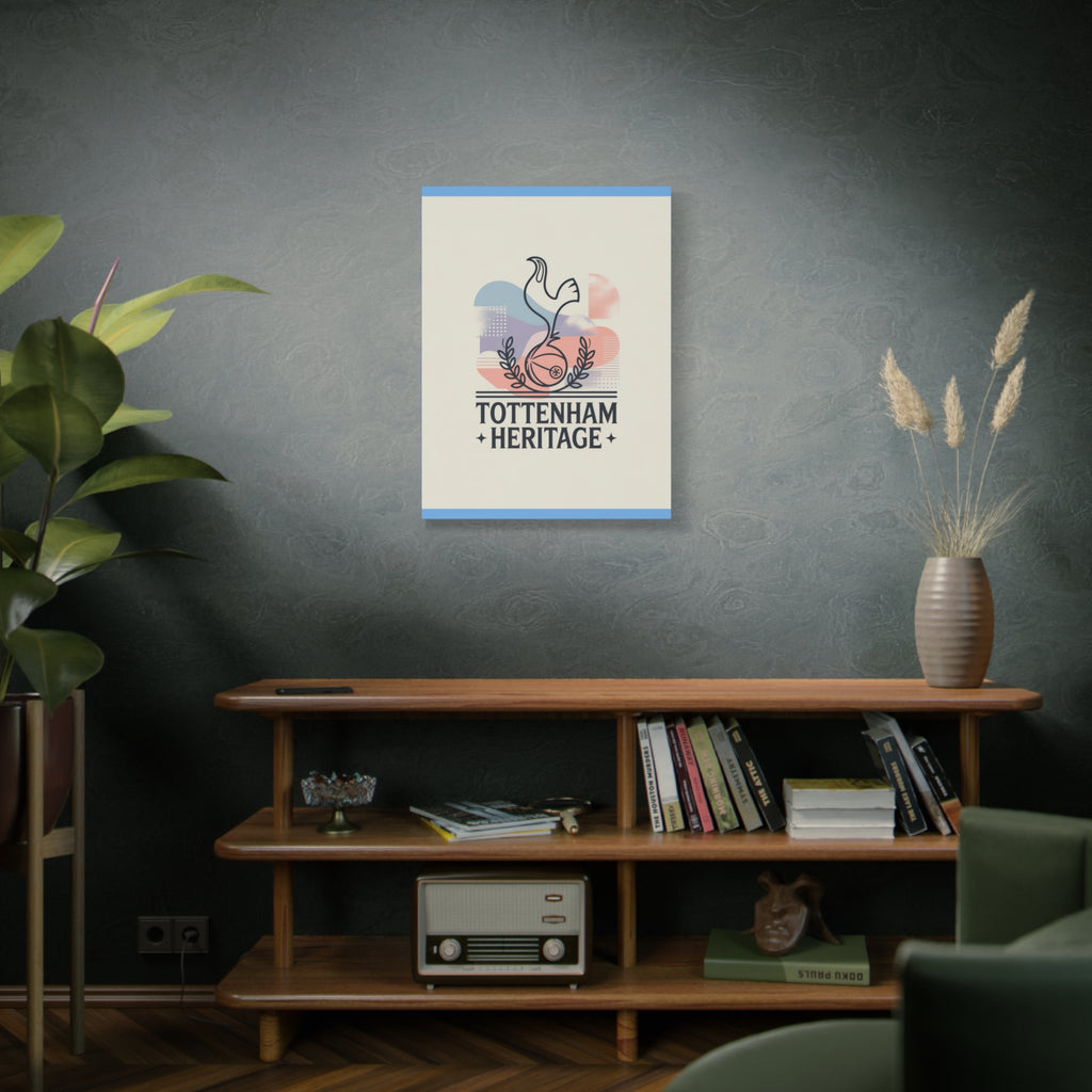 tottenham heritage abstract canvas art Matte Canvas, Stretched, 1.25"