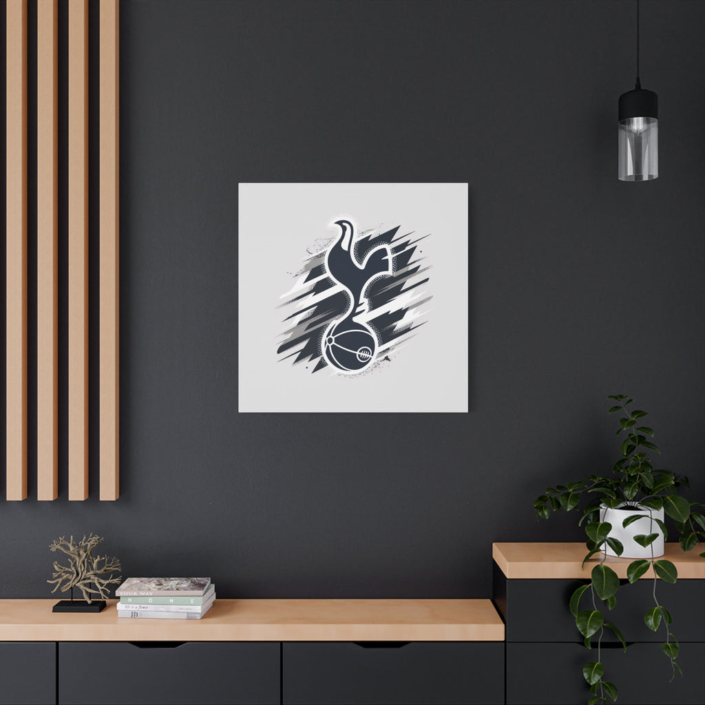 tottenham spurs fan unofficial Sporty Canvas Wall Art - Dynamic Tottenham Design