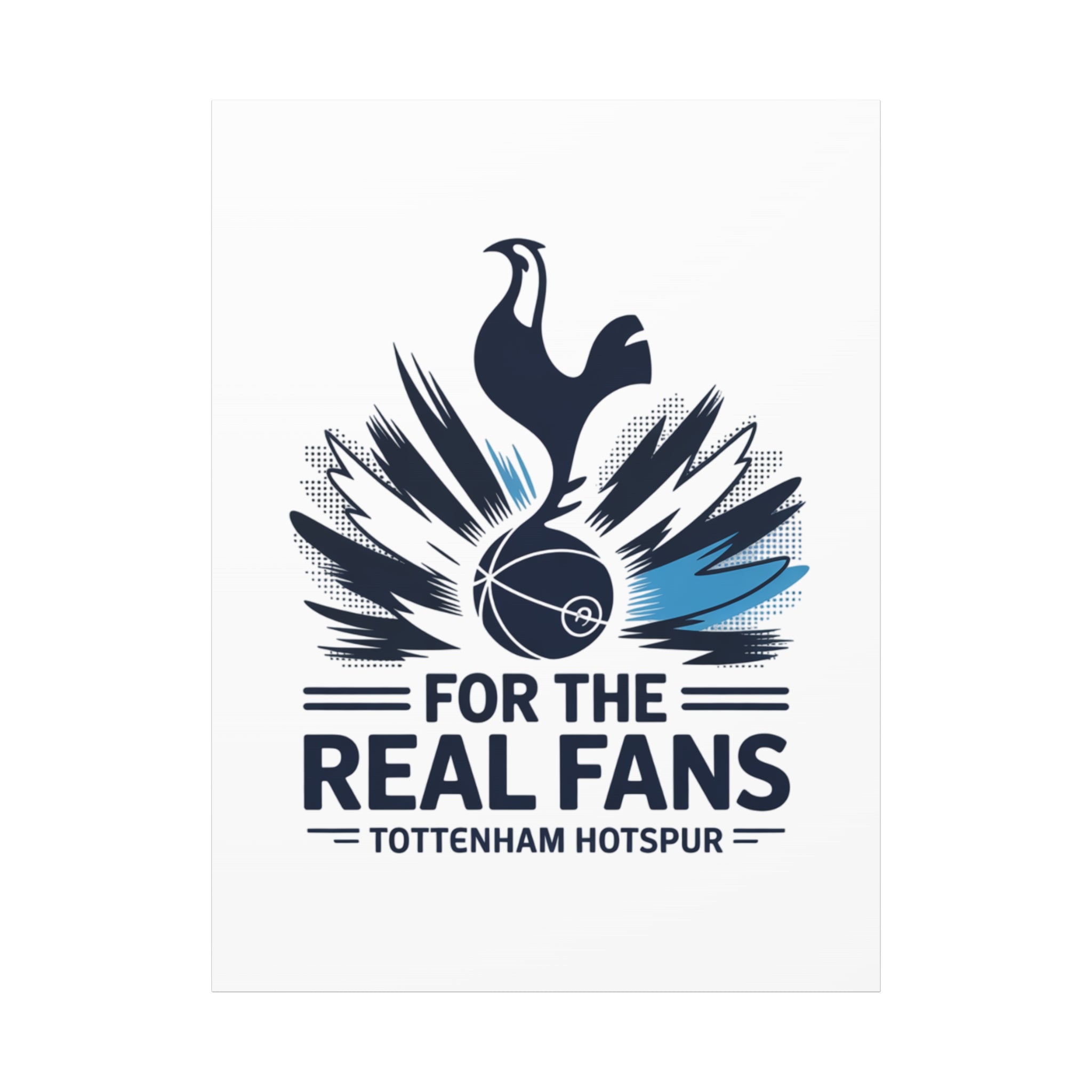 Tottenham Hotspur unofficial canvas abstract art portrat iCanvas Wall Art - For the Real Fans