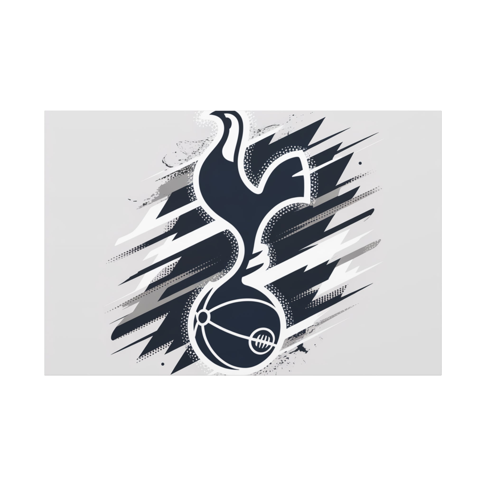 tottenham spurs fan unofficial Sporty Canvas Wall Art - Dynamic Tottenham Design
