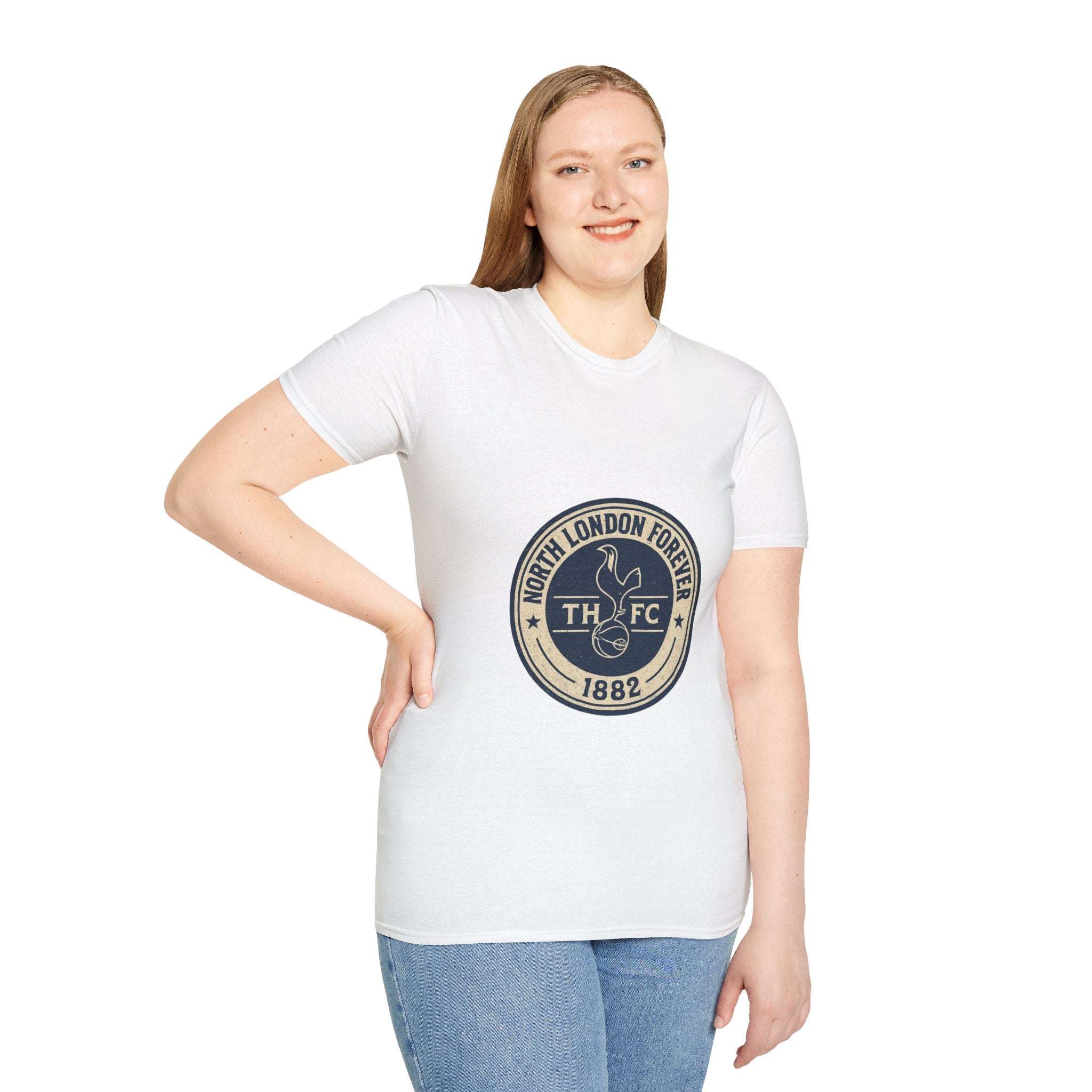 North London Forever FC Crest T-Shirt — Retro Tottenham Emblem Tee 1882