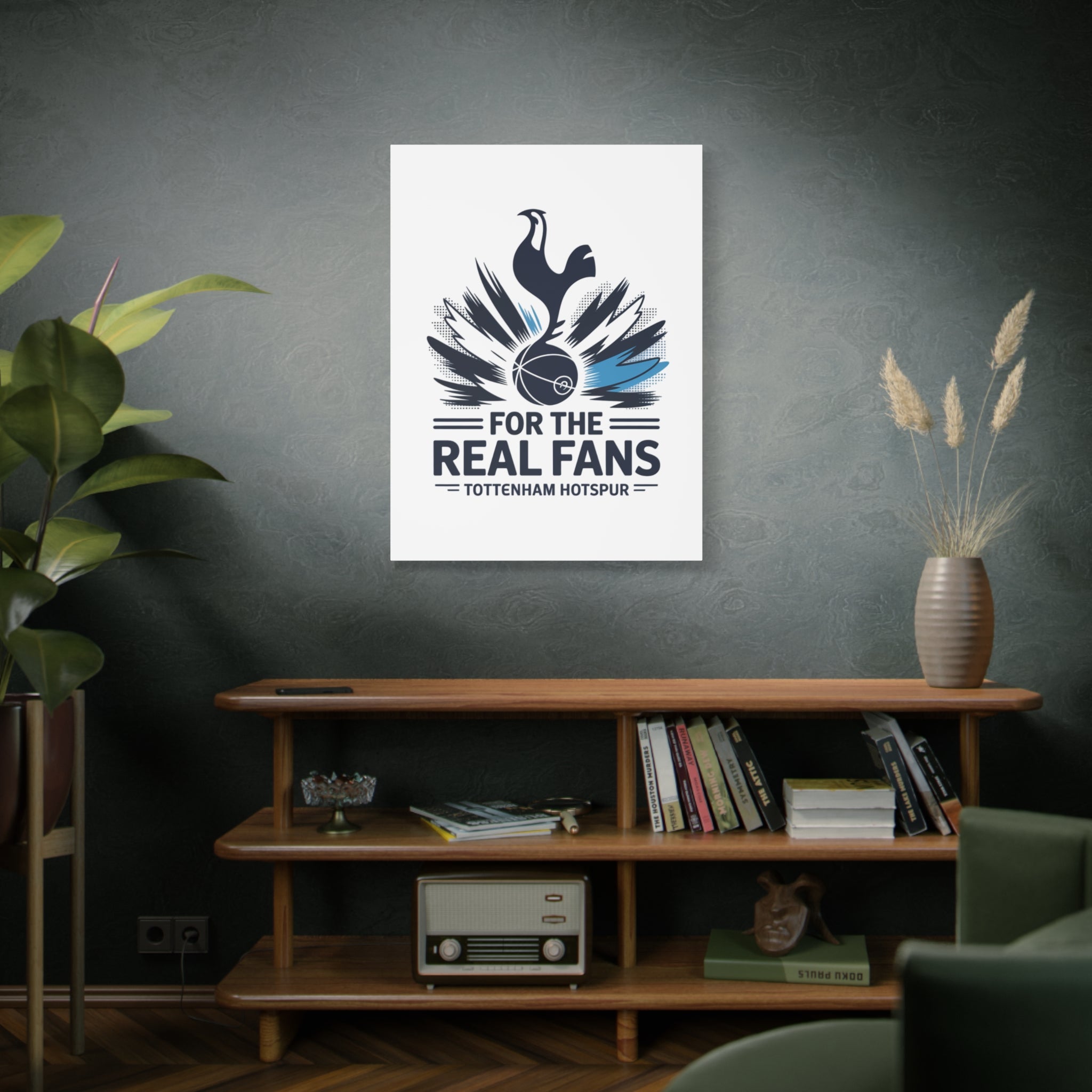 Tottenham Hotspur unofficial canvas abstract art portrat iCanvas Wall Art - For the Real Fans