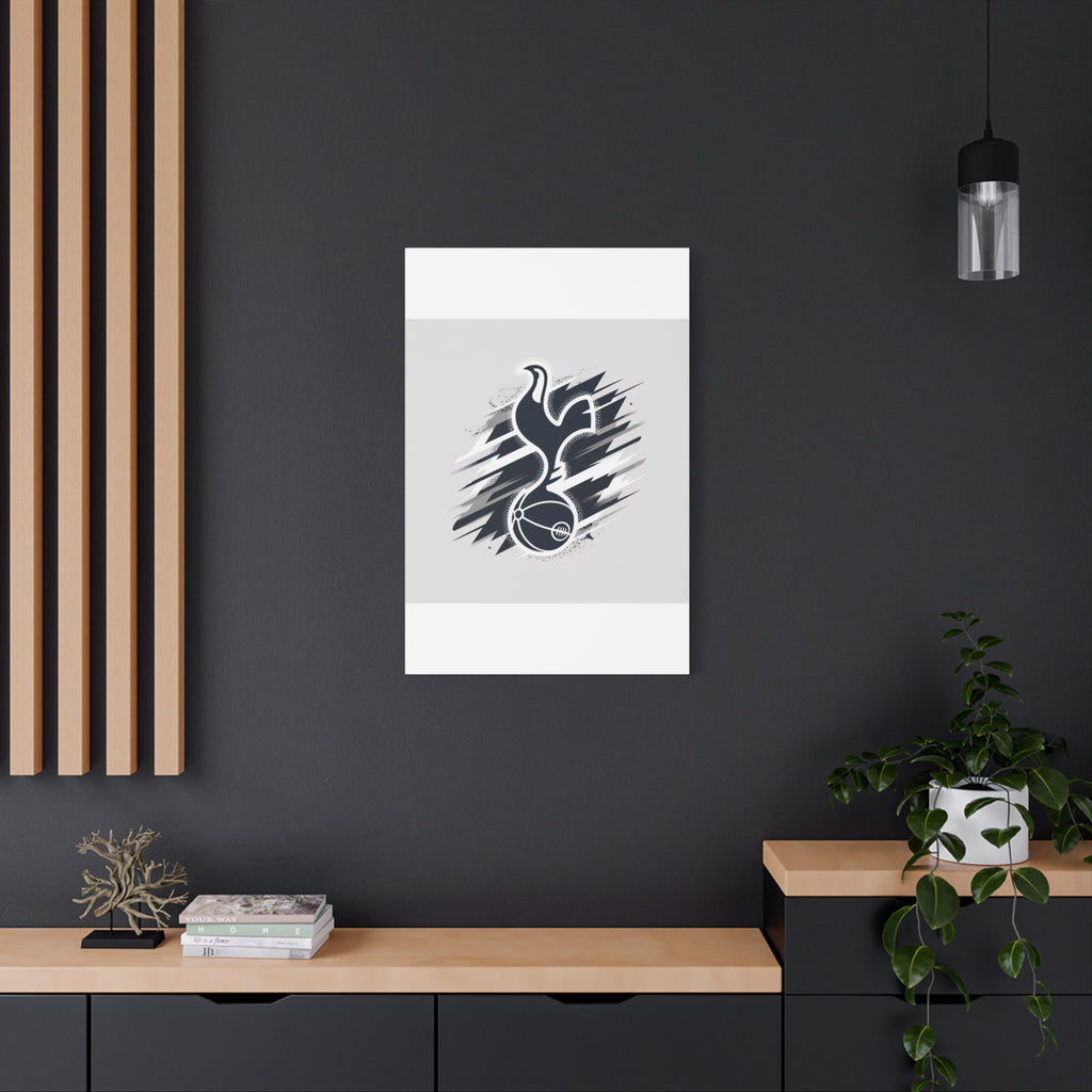 tottenham spurs fan unofficial Sporty Canvas Wall Art - Dynamic Tottenham Design