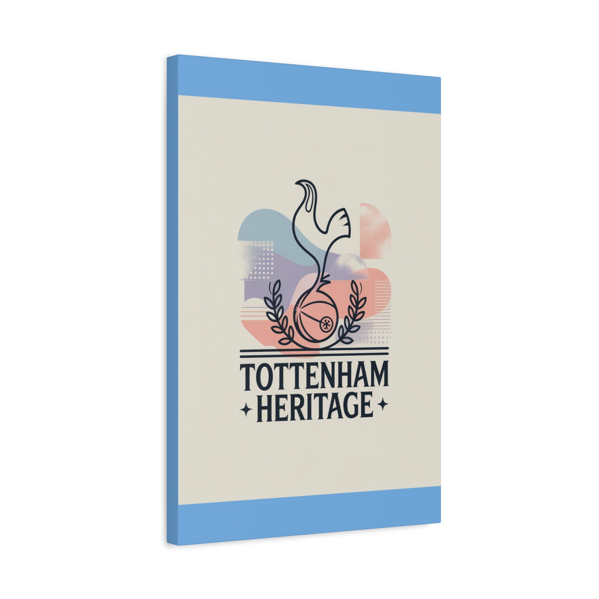 tottenham heritage abstract canvas art Matte Canvas, Stretched, 1.25"