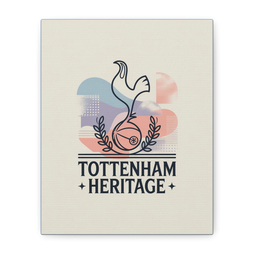 tottenham heritage abstract canvas art Matte Canvas, Stretched, 1.25"