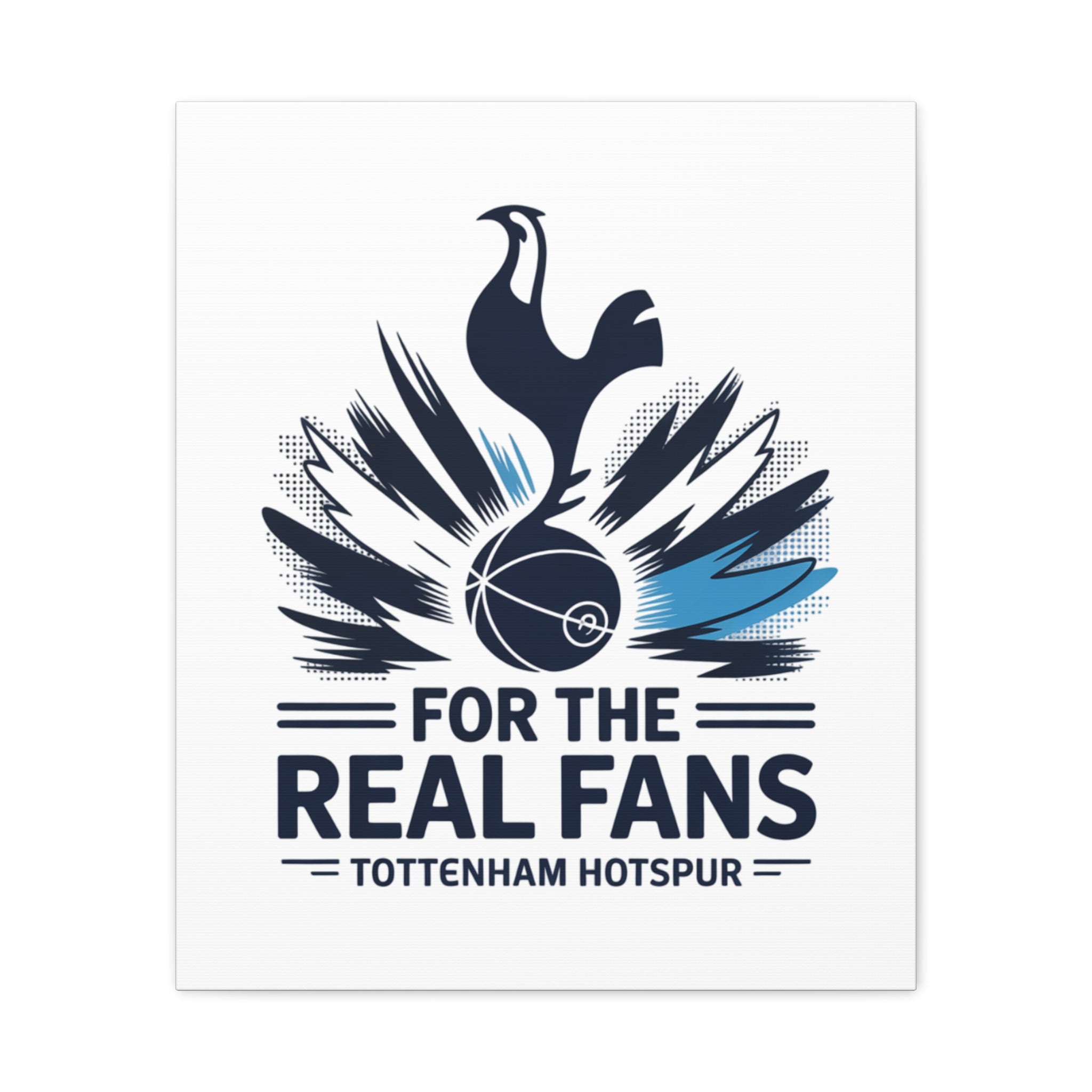Tottenham Hotspur unofficial canvas abstract art portrat iCanvas Wall Art - For the Real Fans