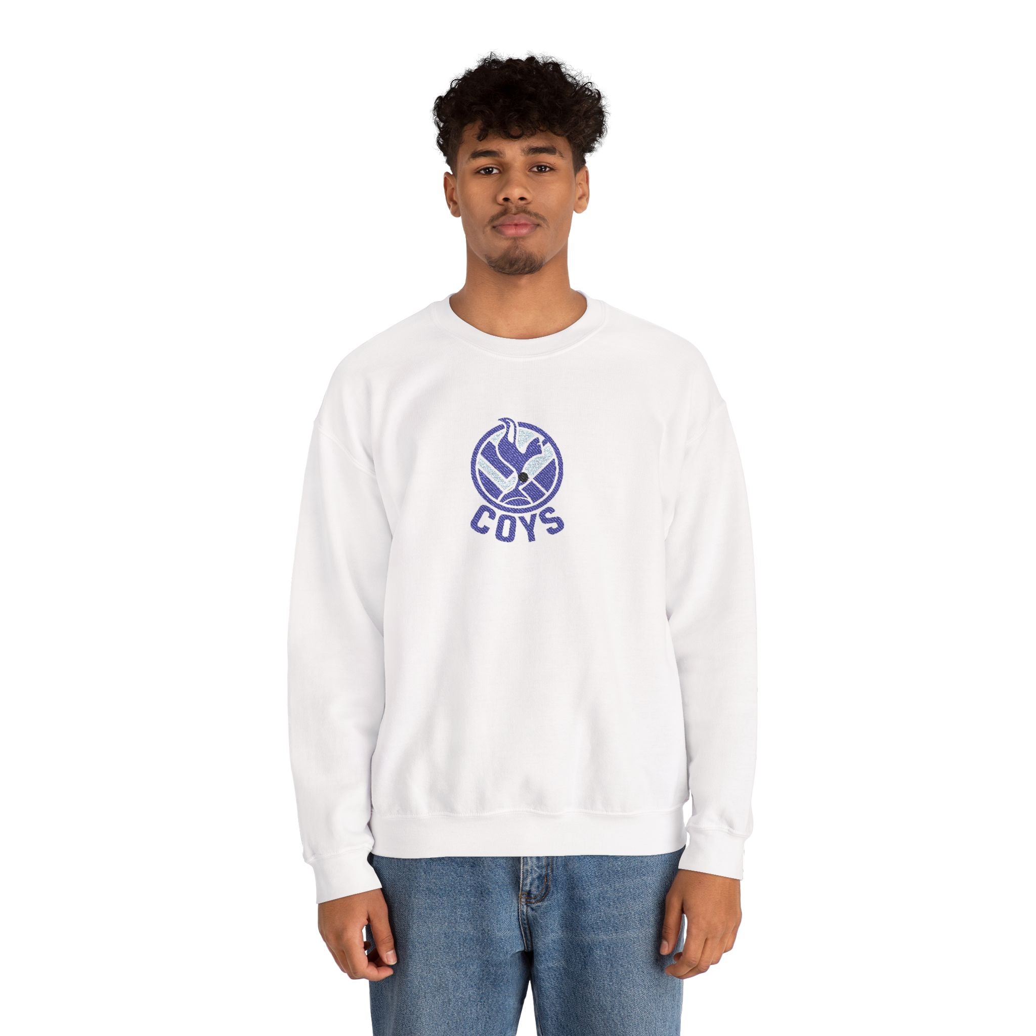 COYS White Crewneck Sweatshirt – Tottenham Fan Logo