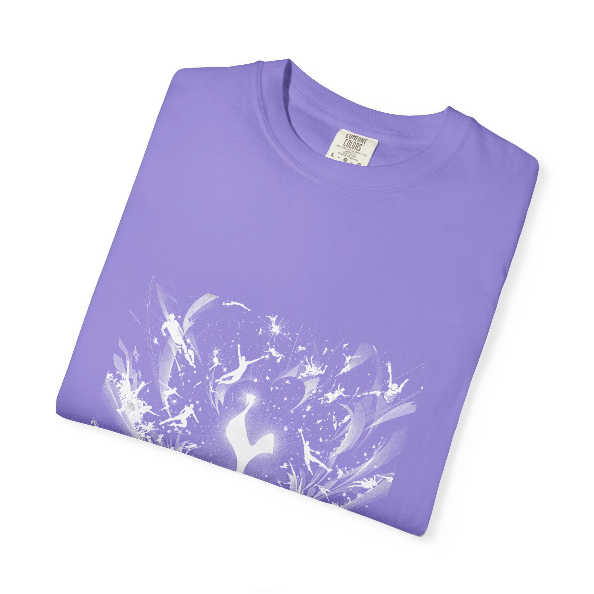 Artistic Flame Unisex T-Shirt - Garment-Dyed Graphic Tee