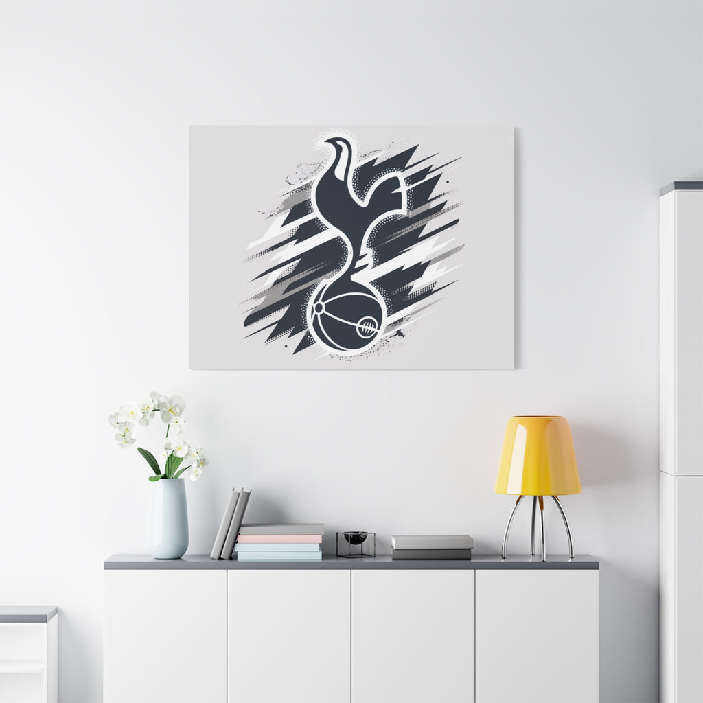 tottenham spurs fan unofficial Sporty Canvas Wall Art - Dynamic Tottenham Design