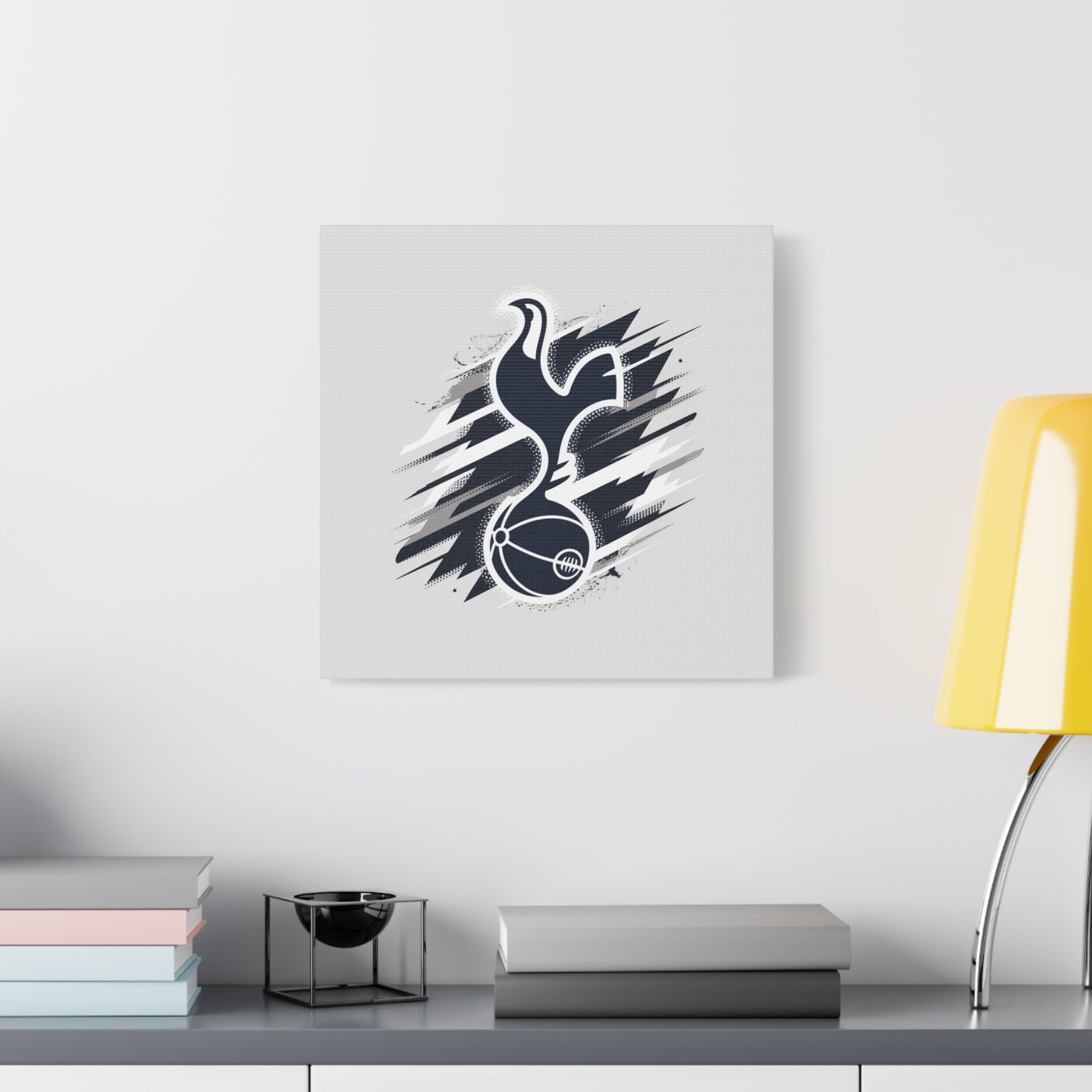 tottenham spurs fan unofficial Sporty Canvas Wall Art - Dynamic Tottenham Design
