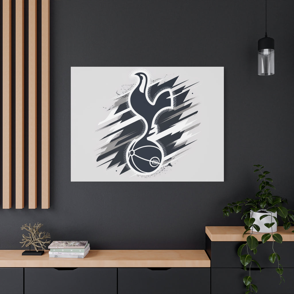 tottenham spurs fan unofficial Sporty Canvas Wall Art - Dynamic Tottenham Design