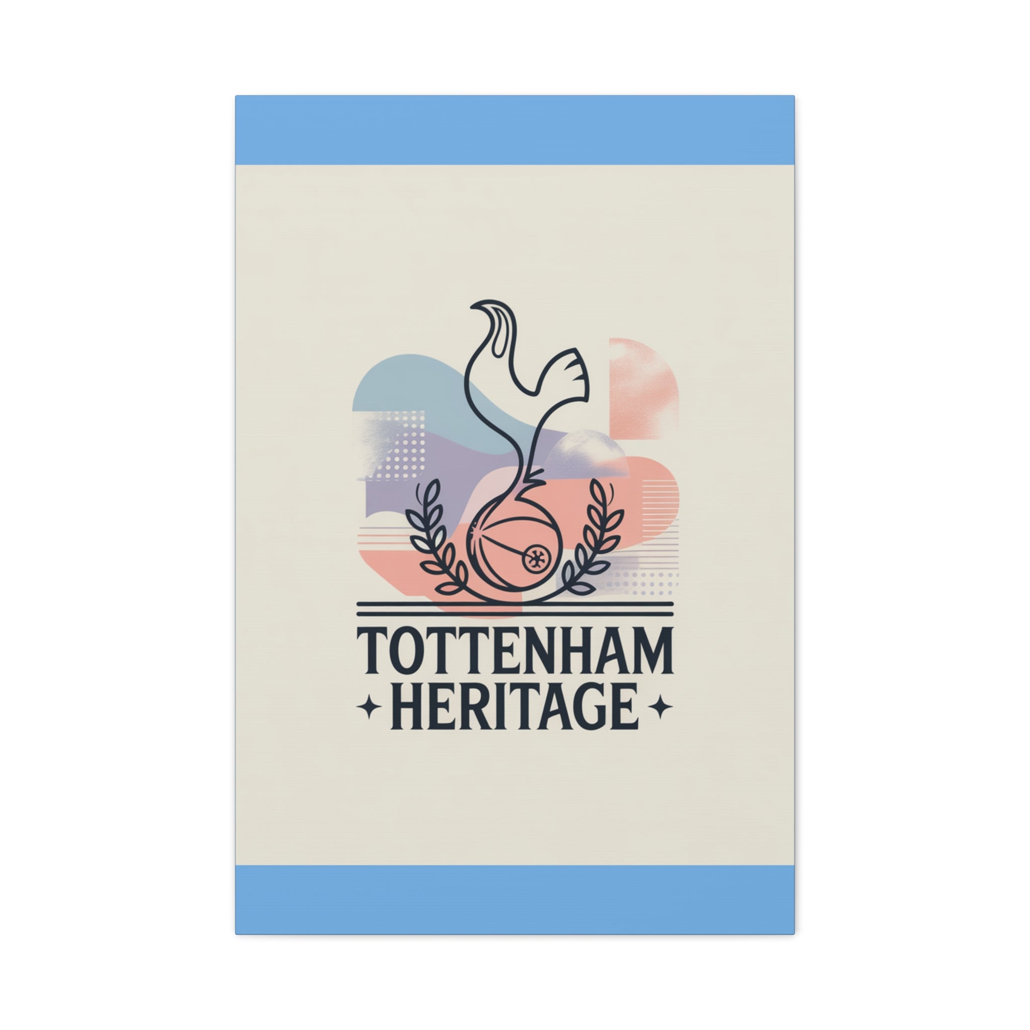 tottenham heritage abstract canvas art Matte Canvas, Stretched, 1.25"