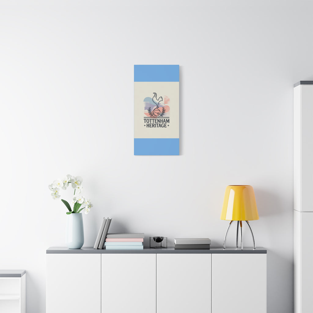 tottenham heritage abstract canvas art Matte Canvas, Stretched, 1.25"