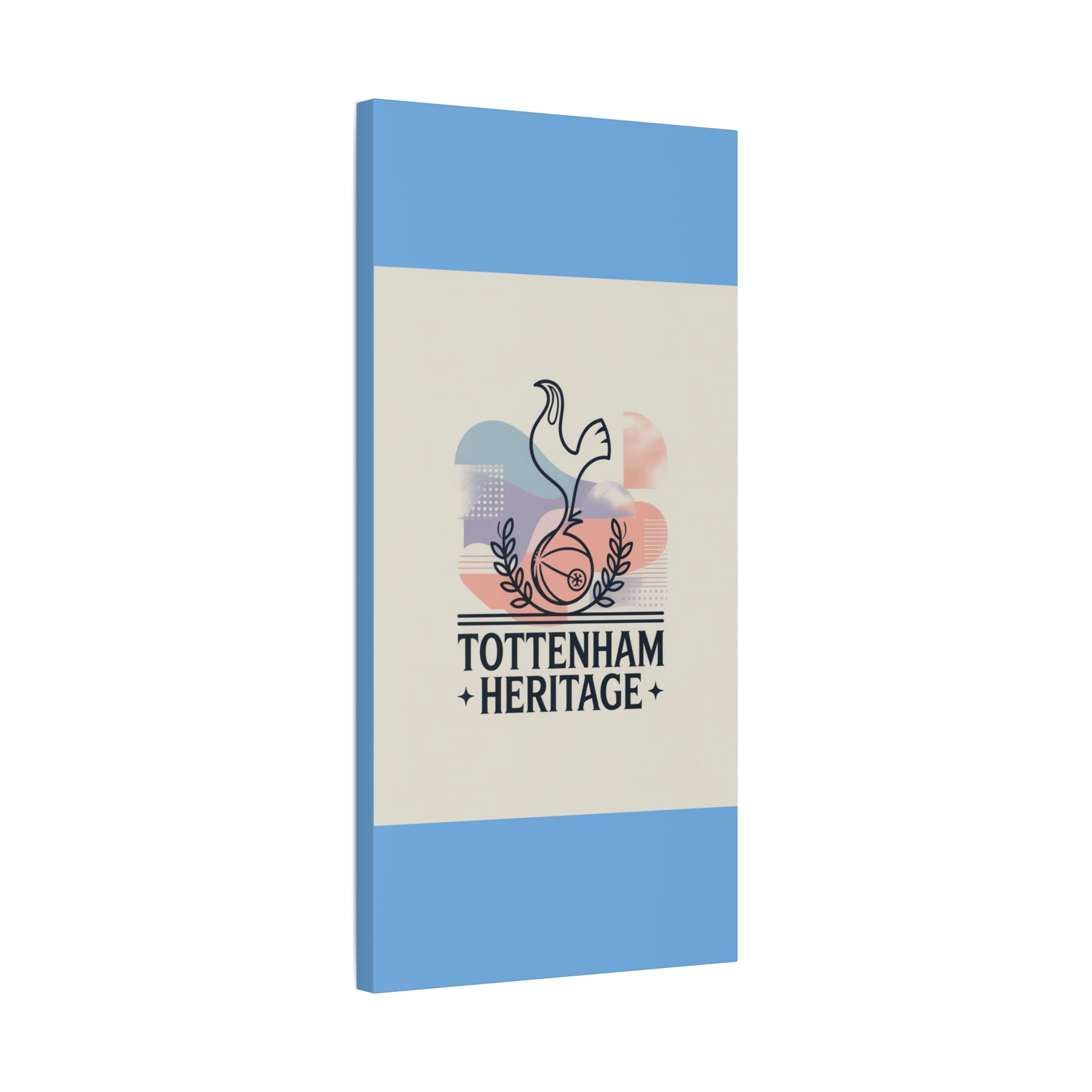 tottenham heritage abstract canvas art Matte Canvas, Stretched, 1.25"