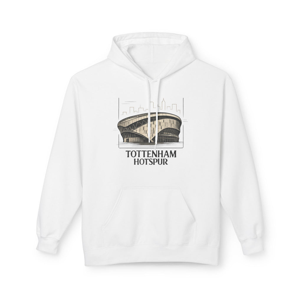 Tottenham Hotspur Stadium Hoodie — Vintage Stadium Illustration Football Fan Pullover