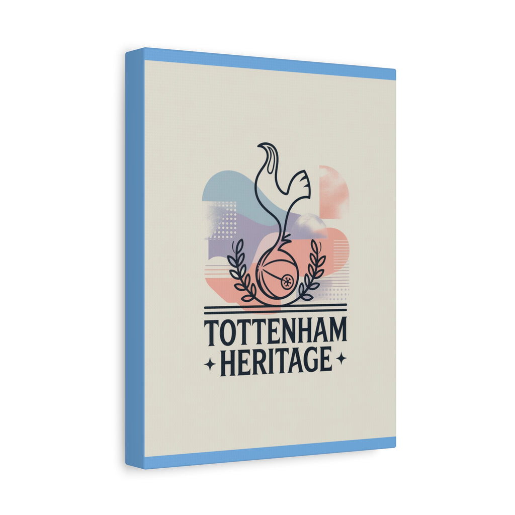 tottenham heritage abstract canvas art Matte Canvas, Stretched, 1.25"