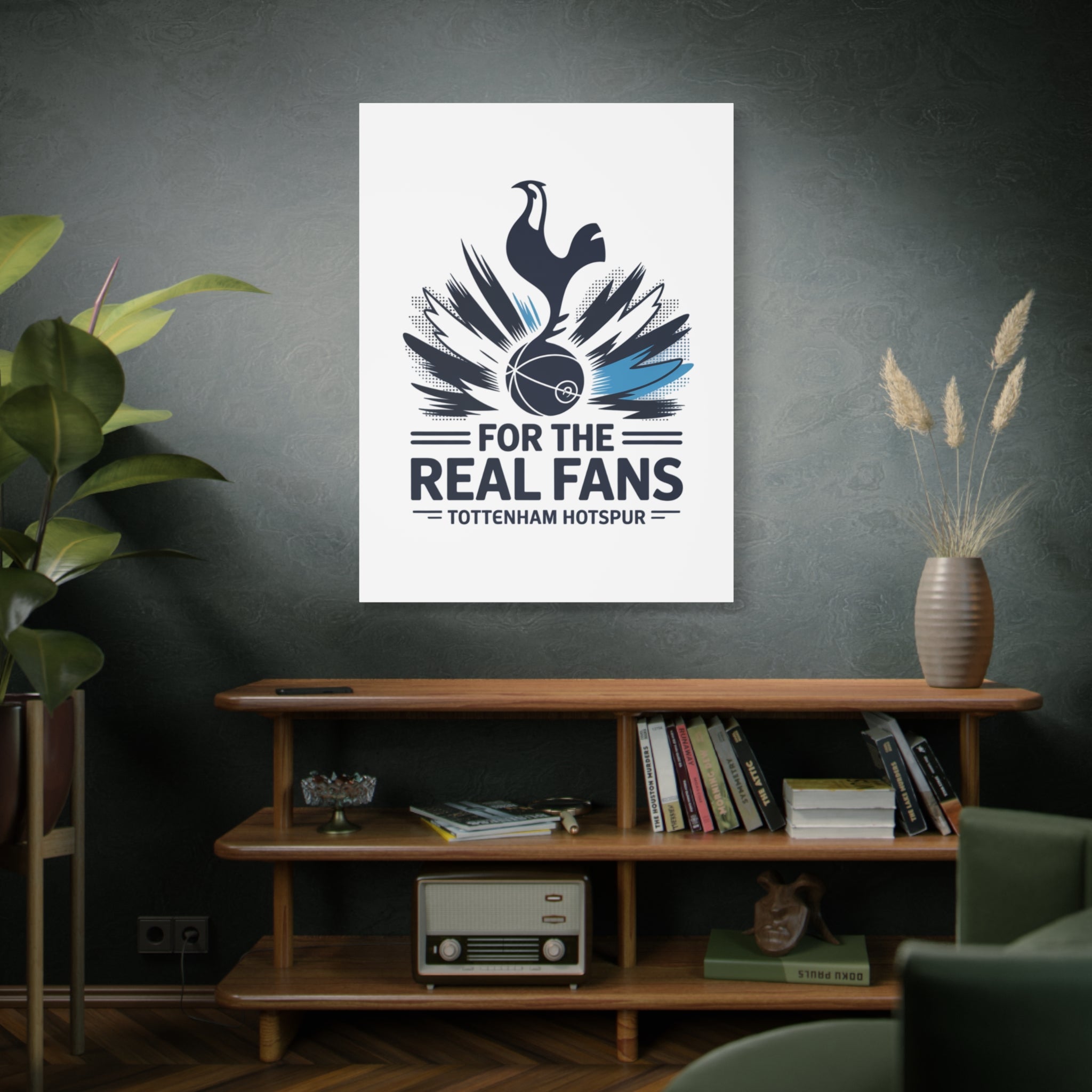 Tottenham Hotspur unofficial canvas abstract art portrat iCanvas Wall Art - For the Real Fans