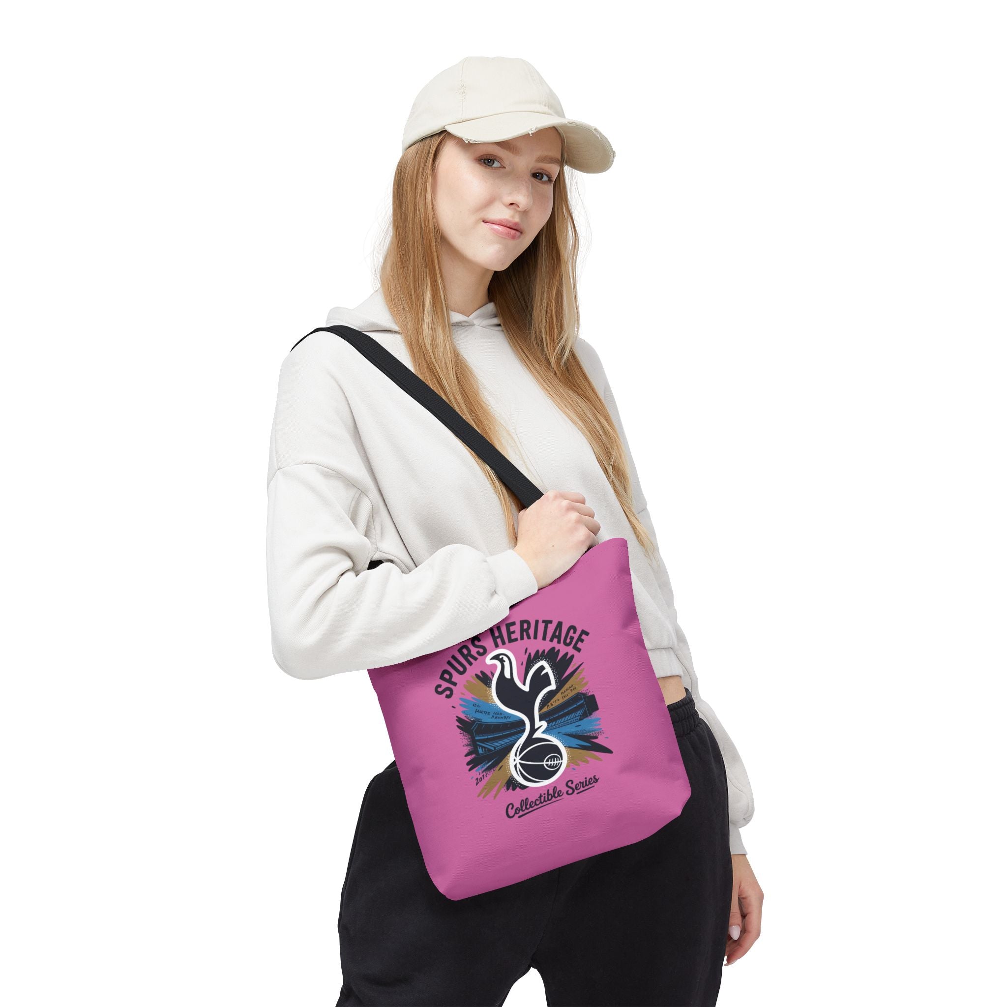 Spurs Heritage Tote Bag - Stylish AOP Design for Sports Fans