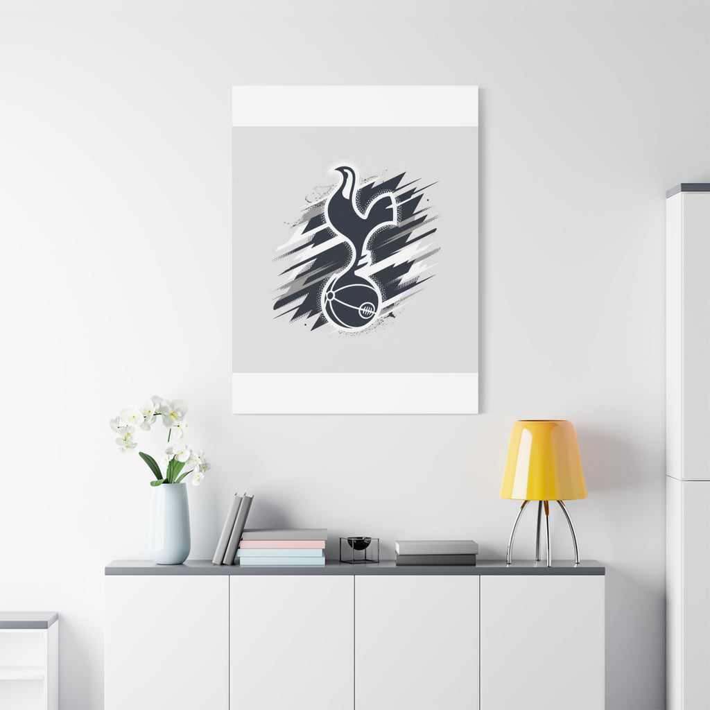 tottenham spurs fan unofficial Sporty Canvas Wall Art - Dynamic Tottenham Design