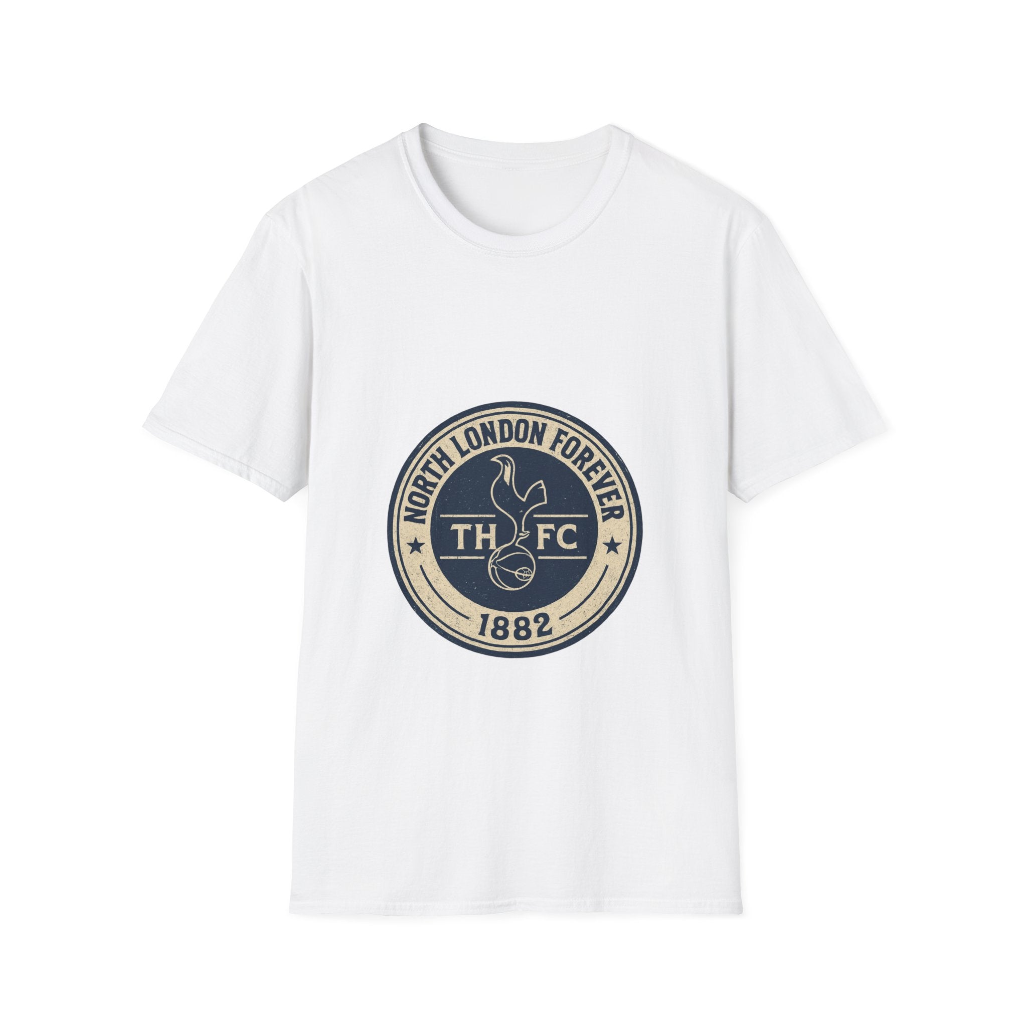 North London Forever FC Crest T-Shirt — Retro Tottenham Emblem Tee 1882
