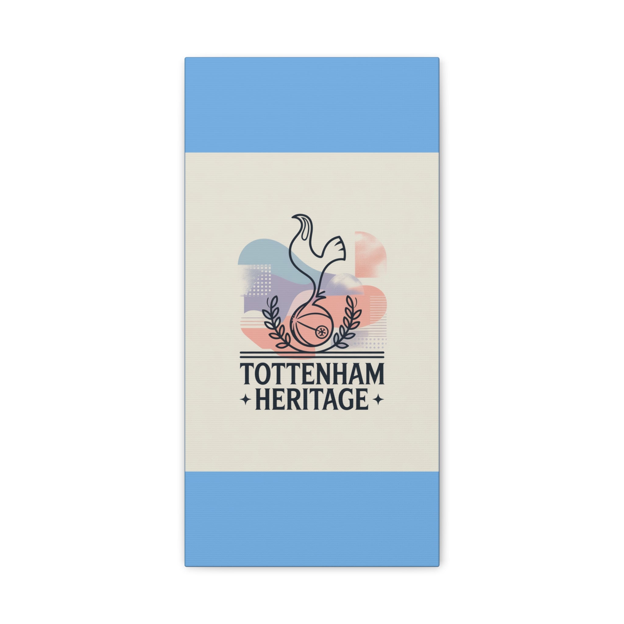 tottenham heritage abstract canvas art Matte Canvas, Stretched, 1.25"