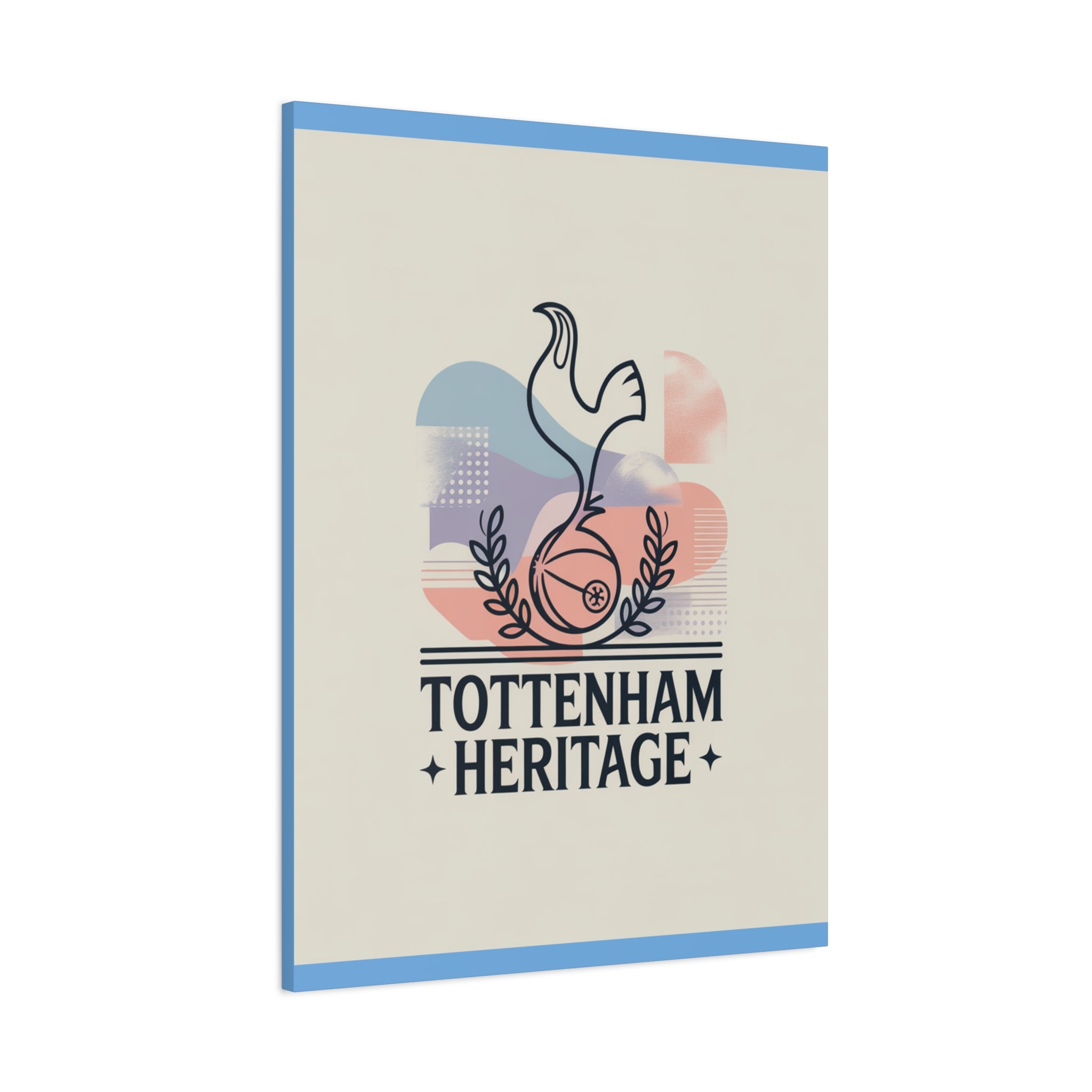 tottenham heritage abstract canvas art Matte Canvas, Stretched, 1.25"