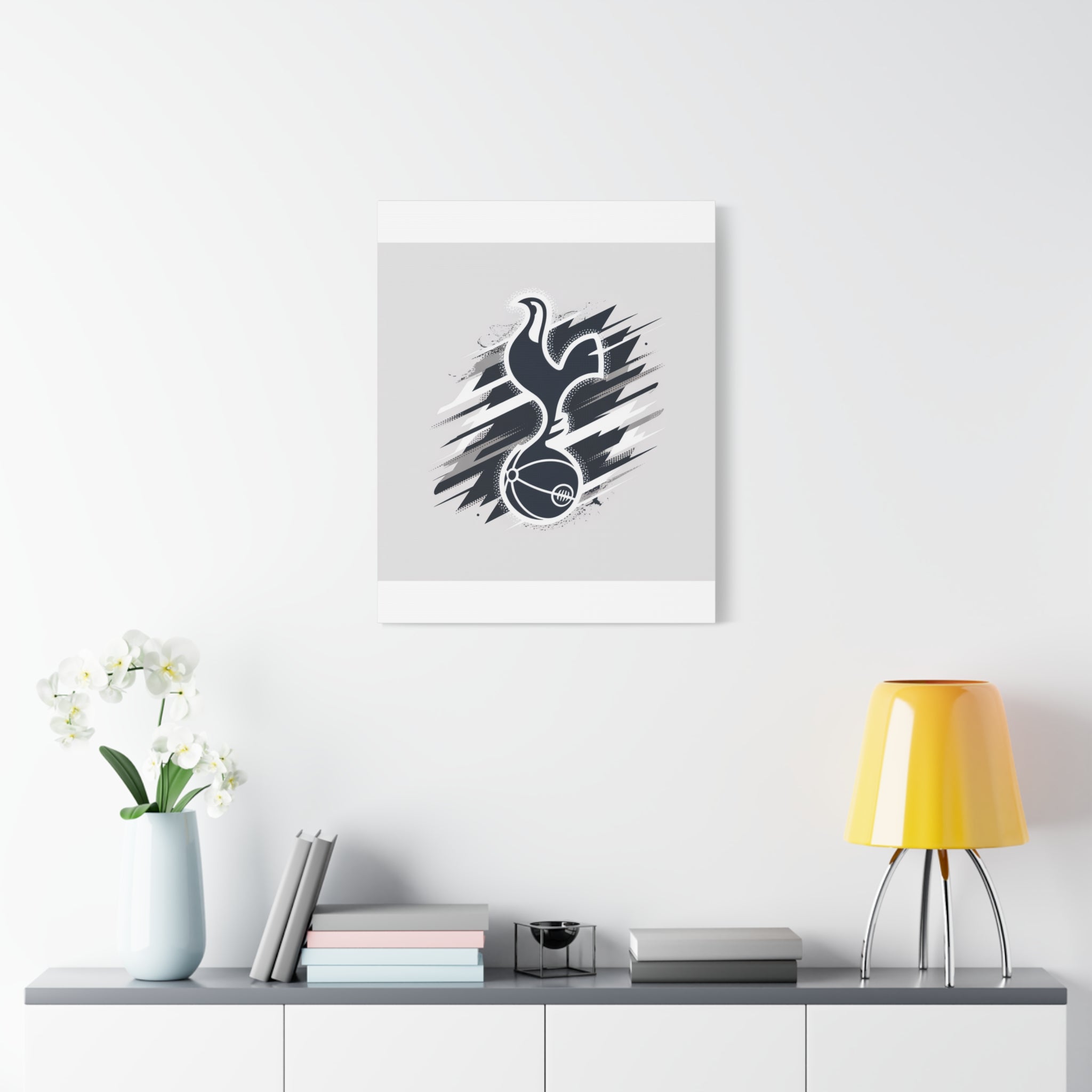tottenham spurs fan unofficial Sporty Canvas Wall Art - Dynamic Tottenham Design