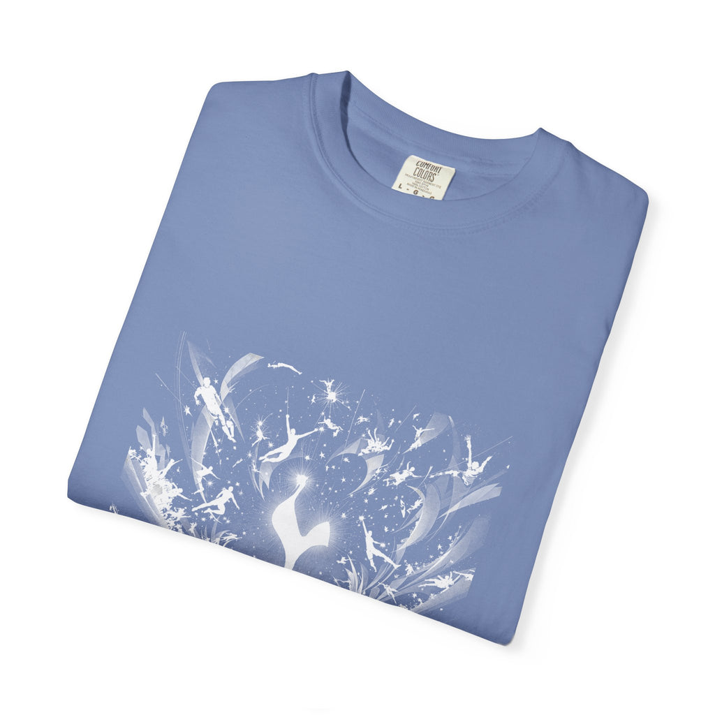Artistic Flame Unisex T-Shirt - Garment-Dyed Graphic Tee